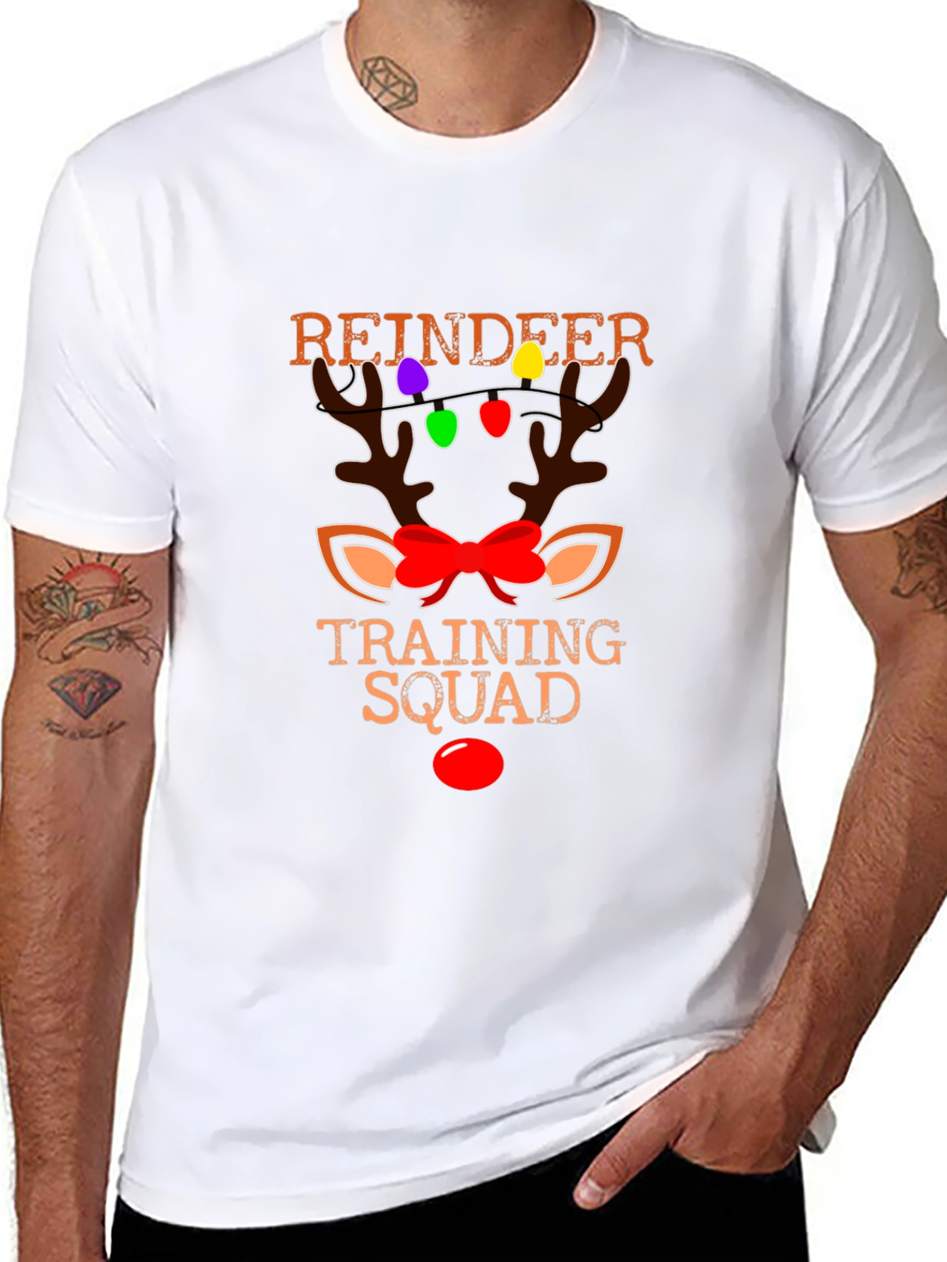 Reindeer Training Squad Christmas T-Shirt
