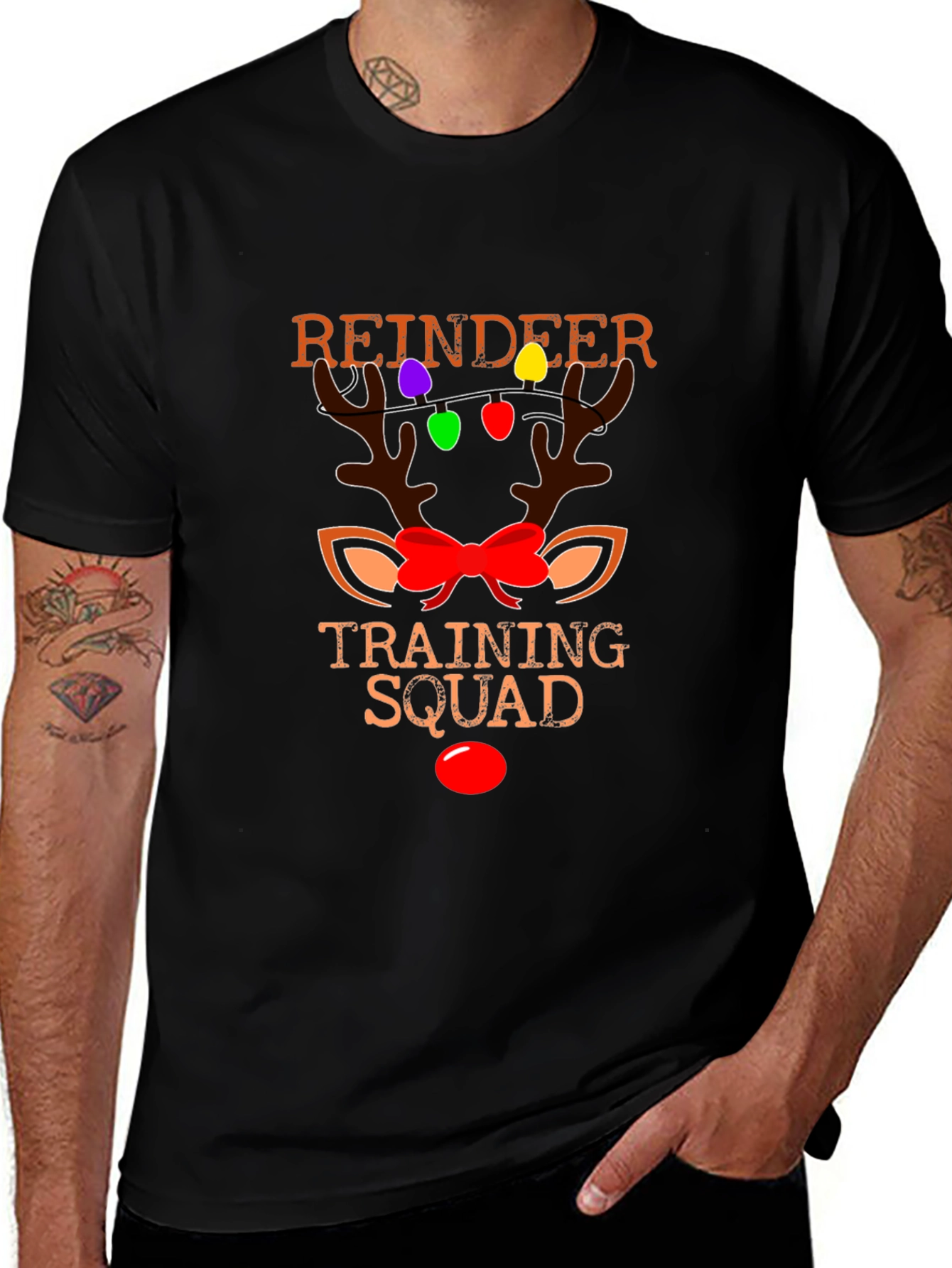 Reindeer Training Squad Christmas T-Shirt