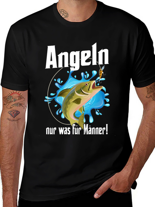 Angeln Nur Was Fur Manner Fishing T-Shirt