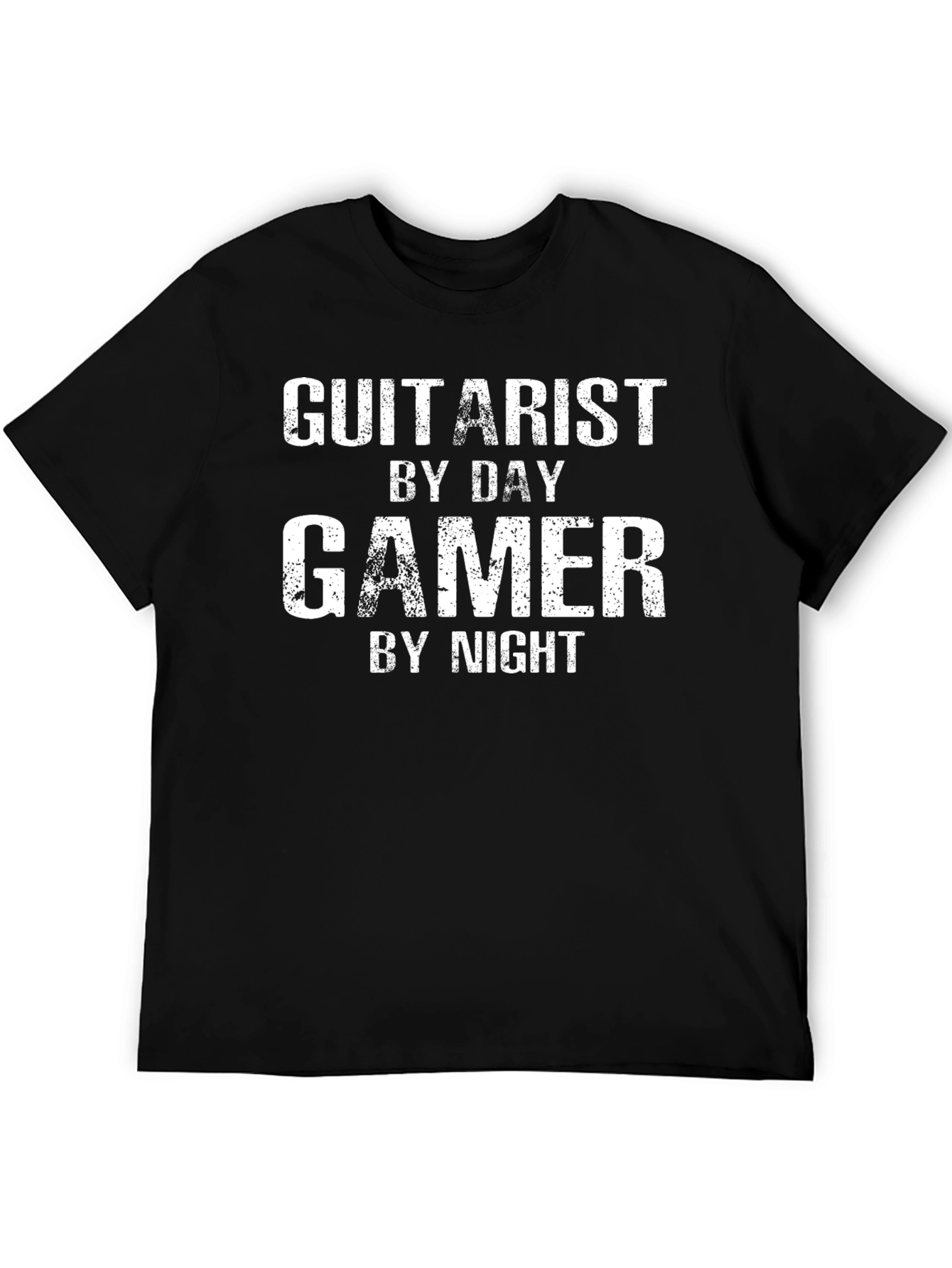 Gamer Guitarist Black Graphic Tee