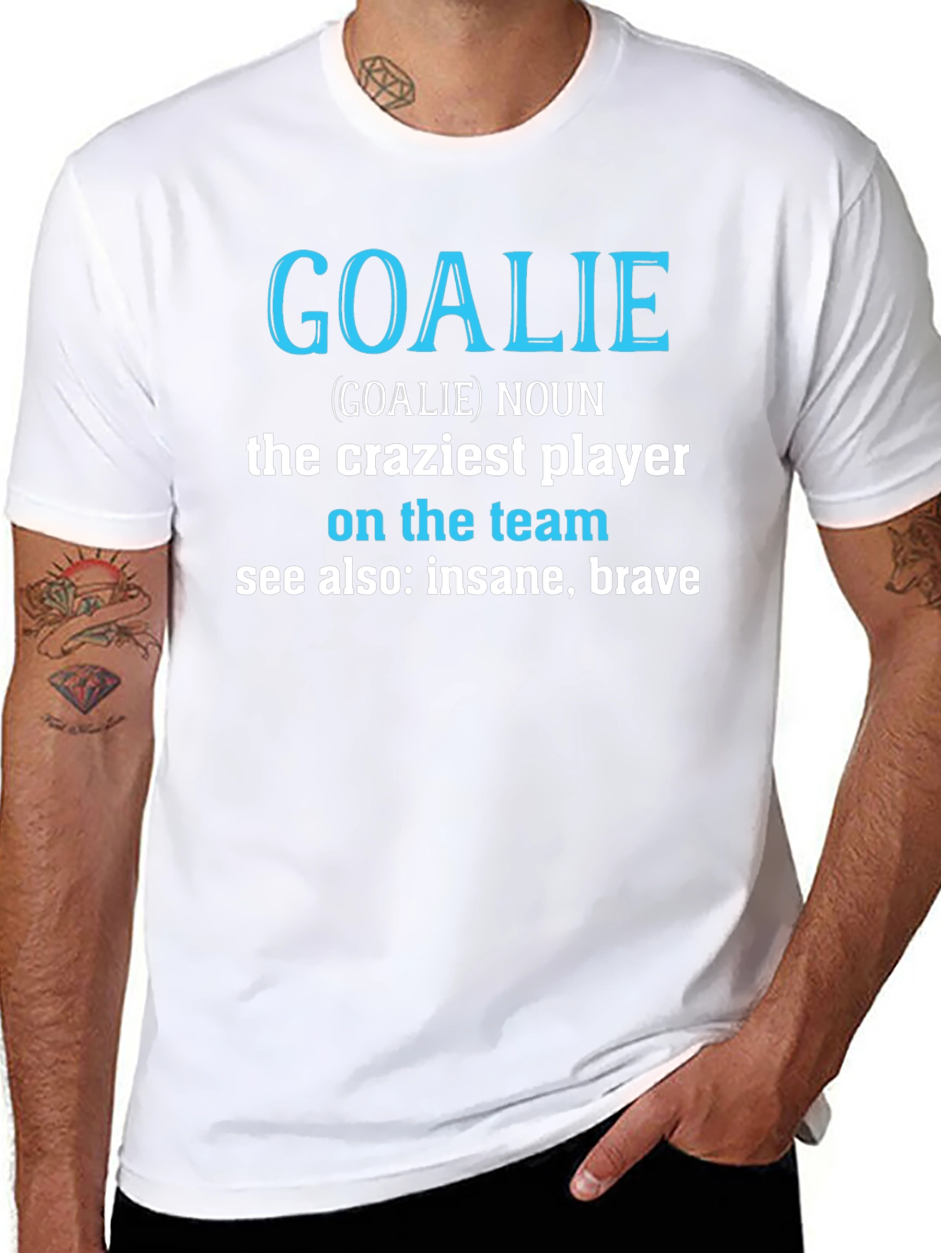 Funny Goalie Definition Graphic Tee