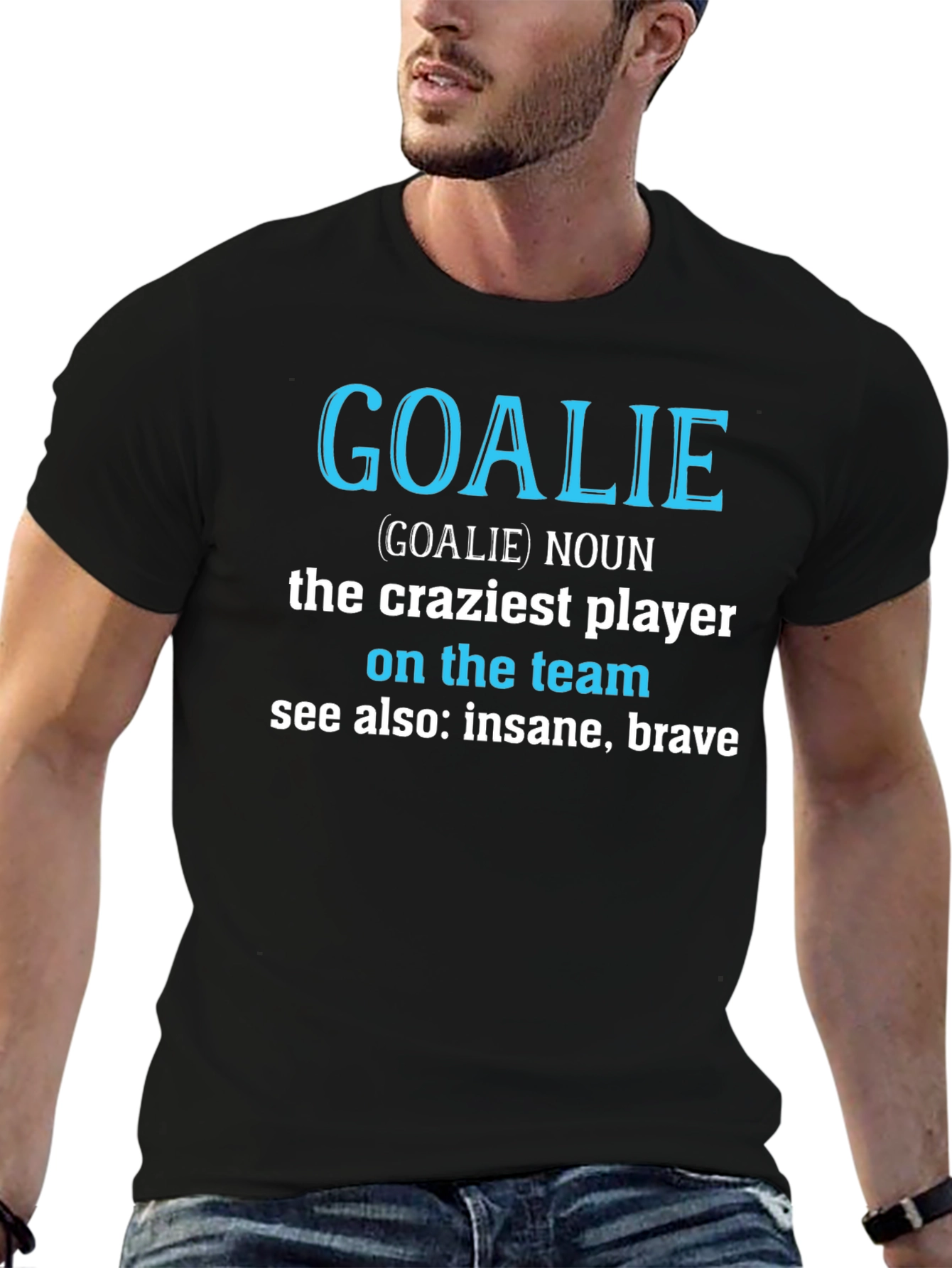 Funny Goalie Definition Graphic Tee