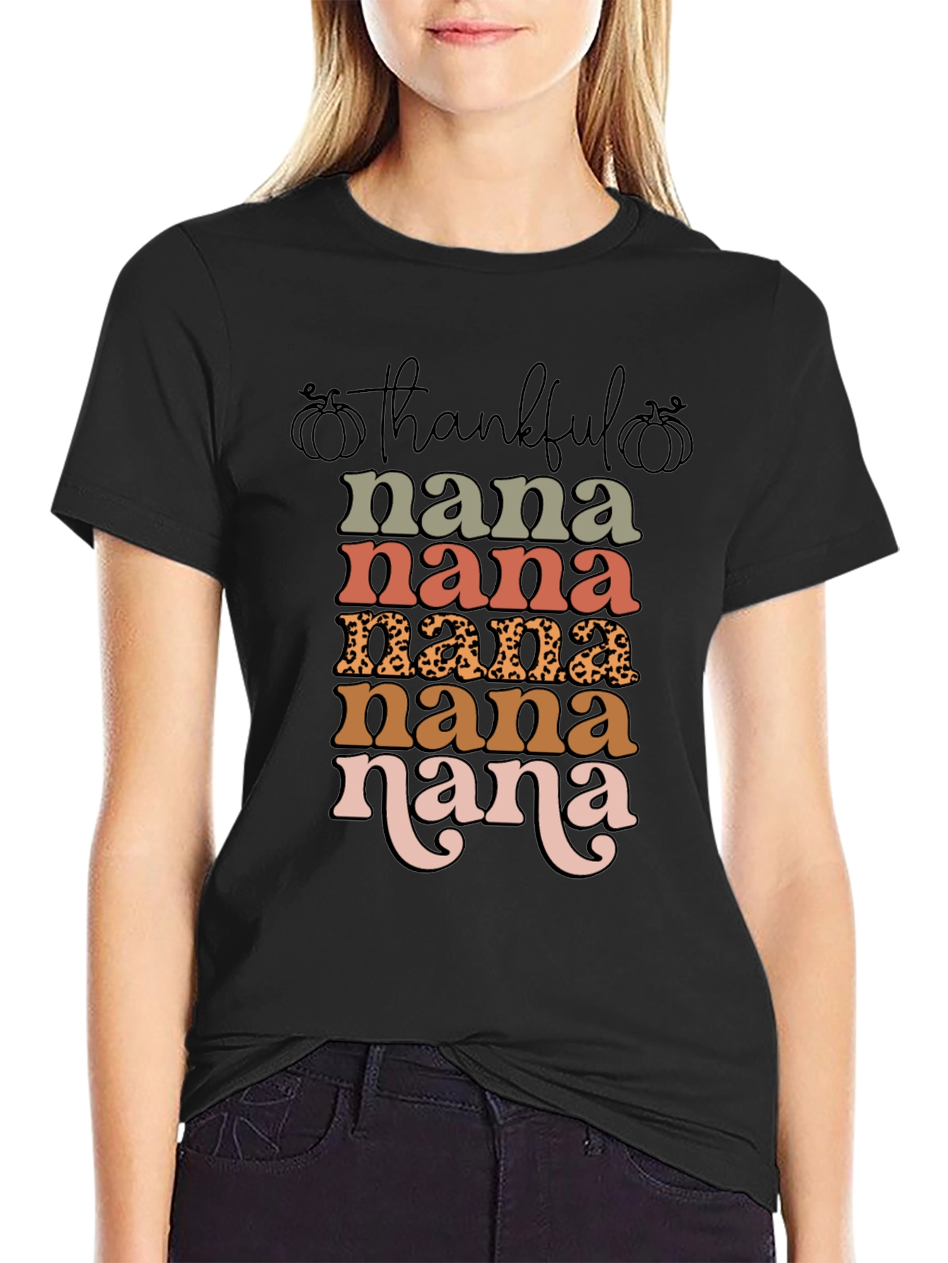 Thankful Nana Graphic T-Shirt