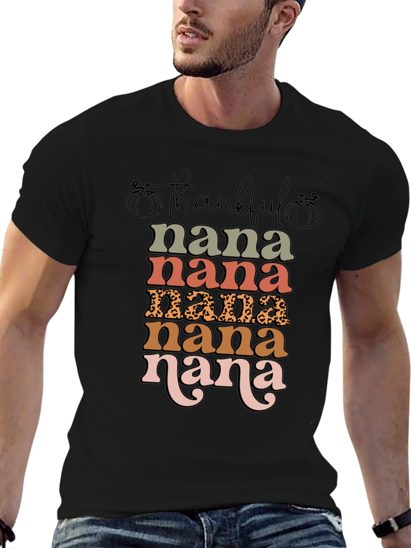 Thankful Nana Graphic T-Shirt