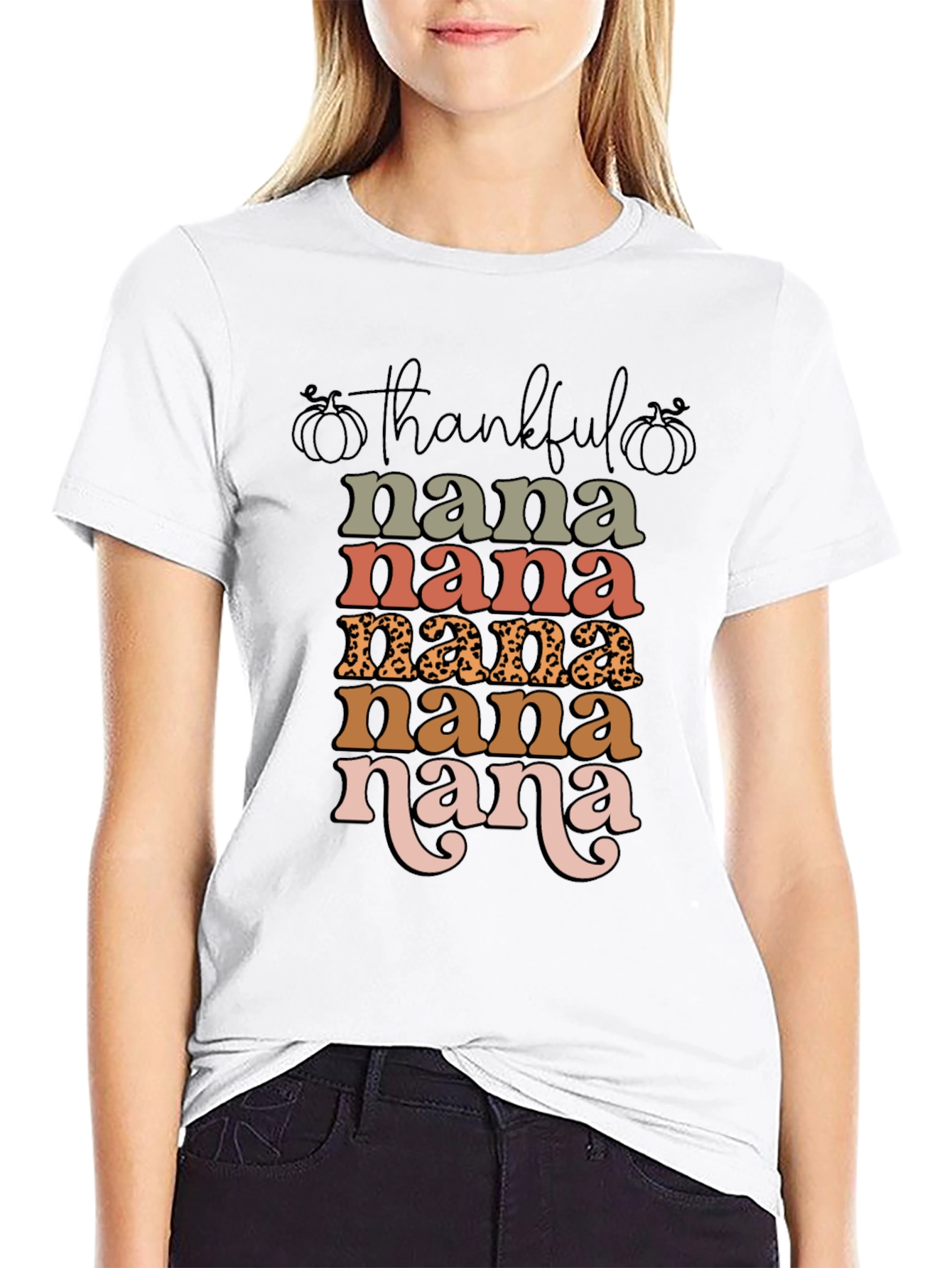 Thankful Nana Graphic T-Shirt
