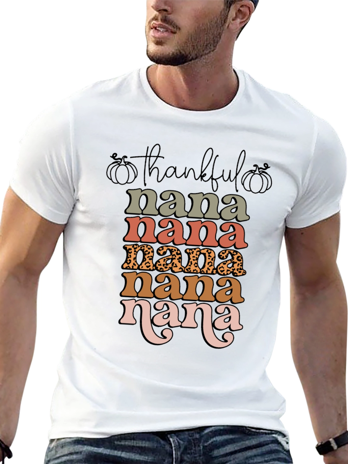 Thankful Nana Graphic T-Shirt