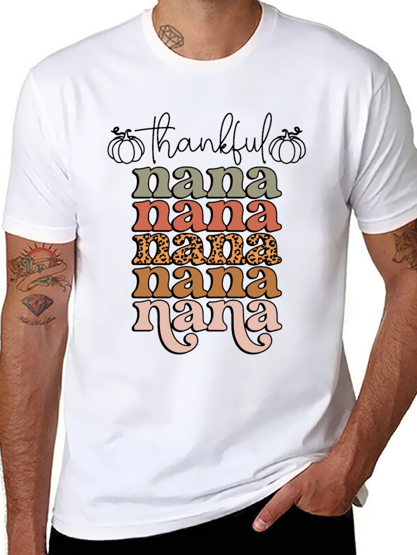 Thankful Nana Graphic T-Shirt
