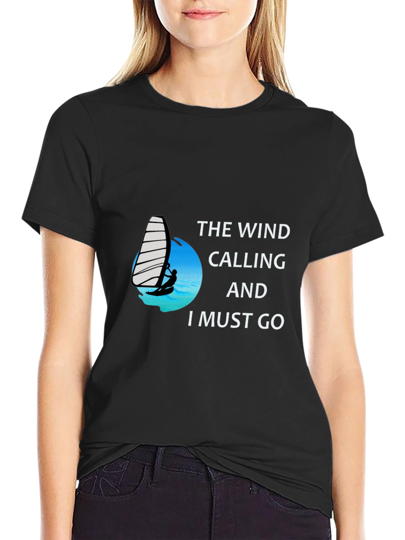 The Wind Calling T-Shirt - Windsurfing Adventure Tee