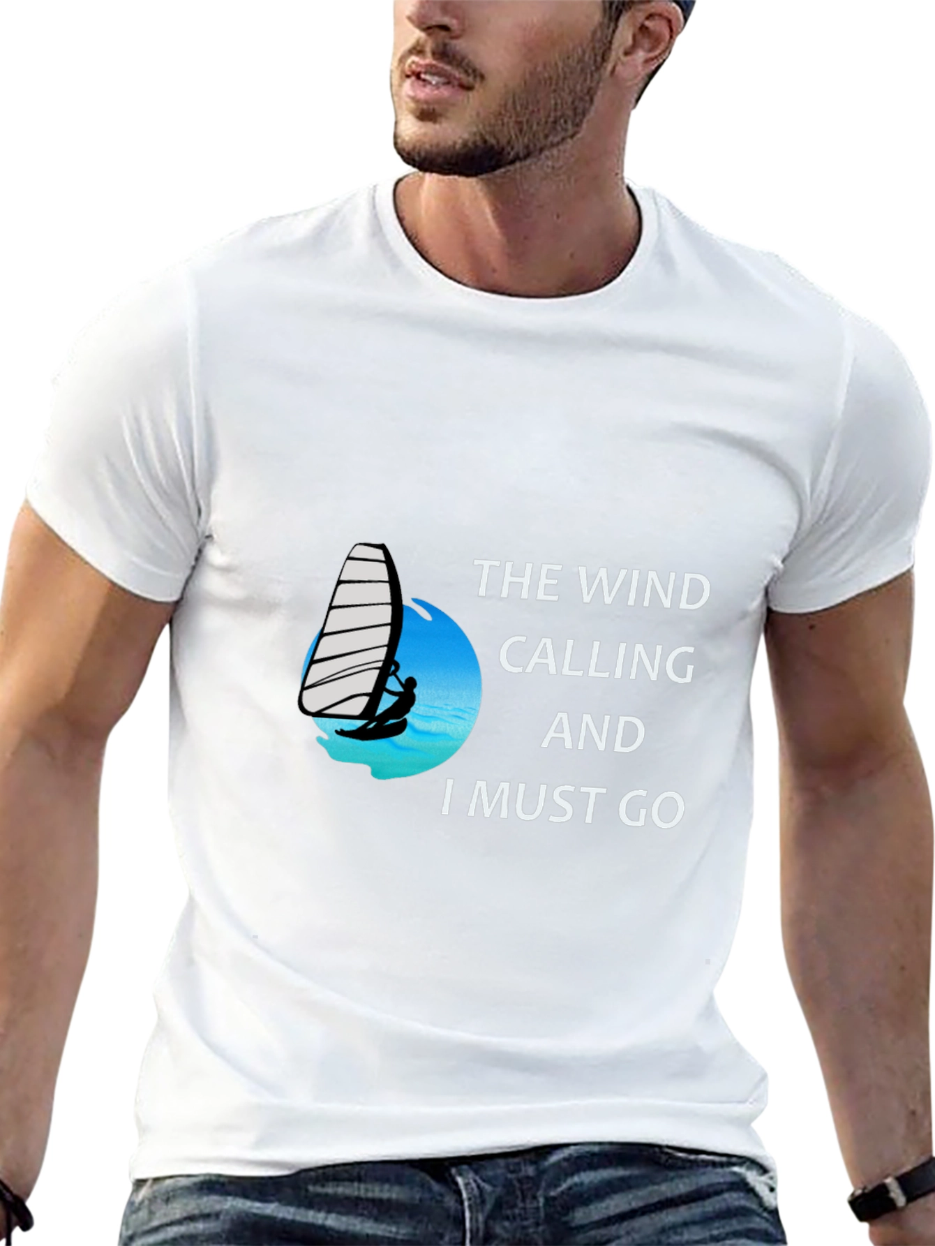 The Wind Calling T-Shirt - Windsurfing Adventure Tee