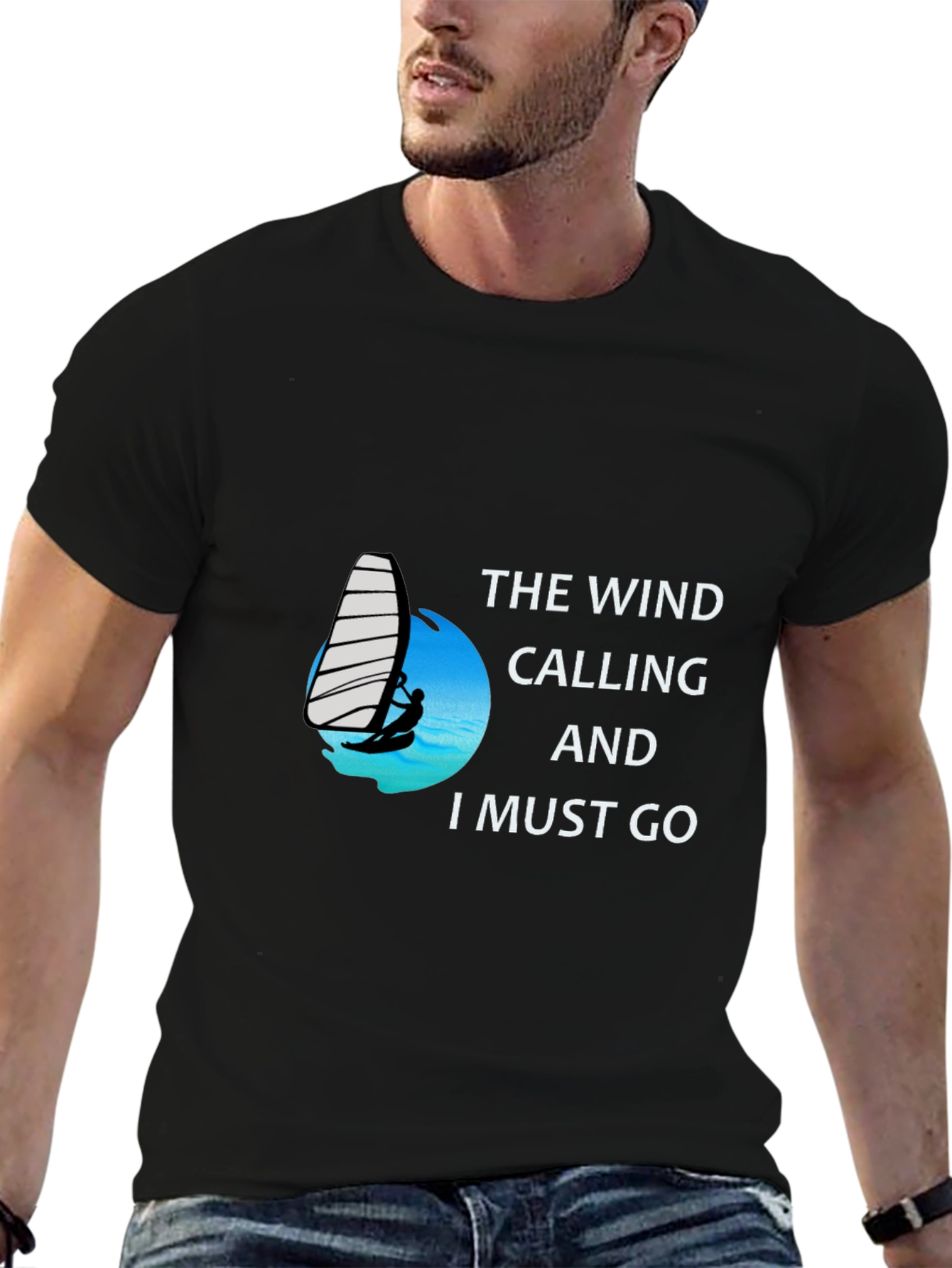 The Wind Calling T-Shirt - Windsurfing Adventure Tee