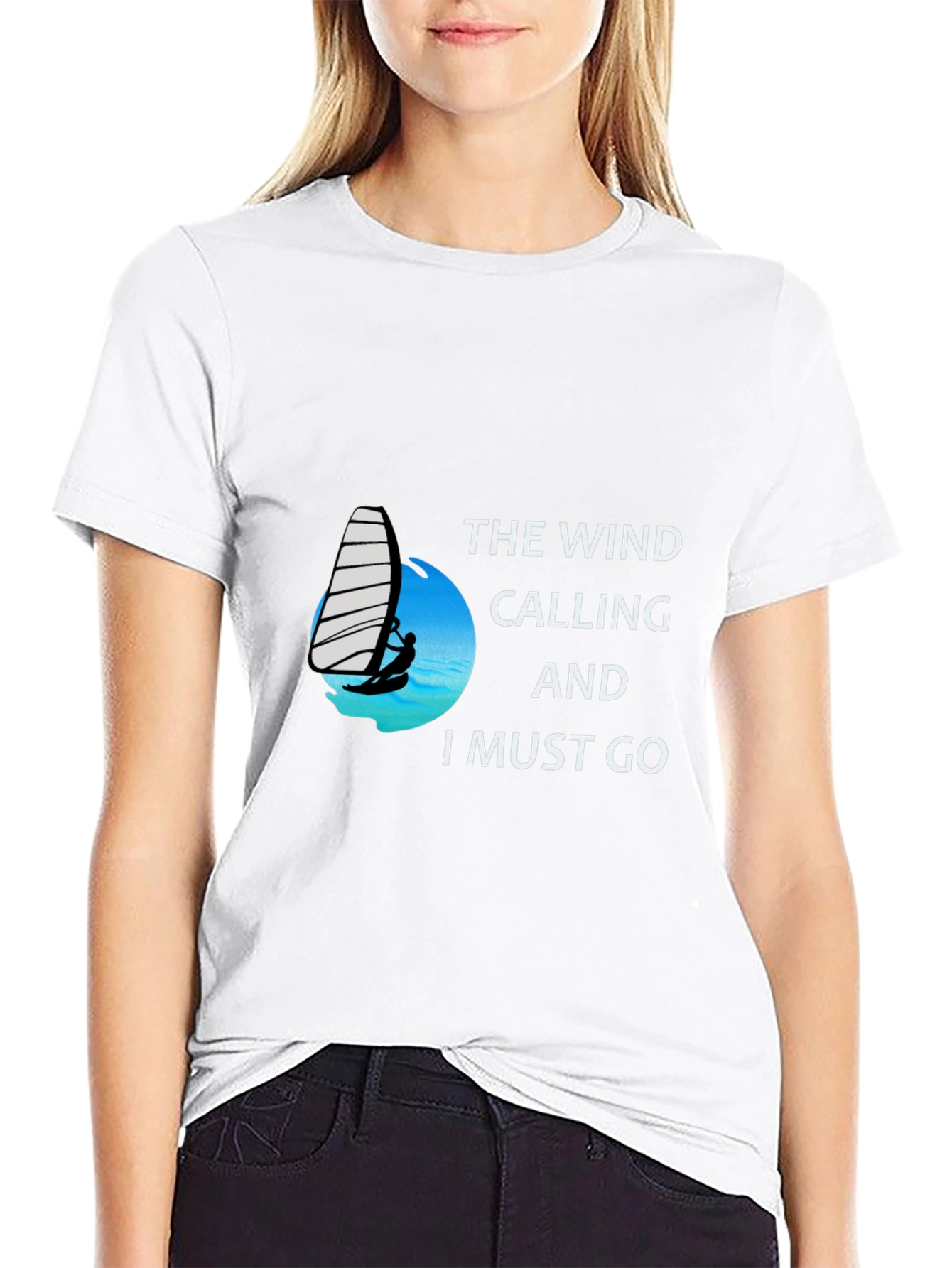The Wind Calling T-Shirt - Windsurfing Adventure Tee