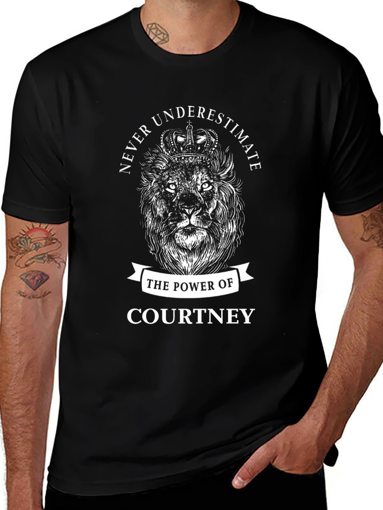 Never Underestimate the Power of Courtney T-Shirt