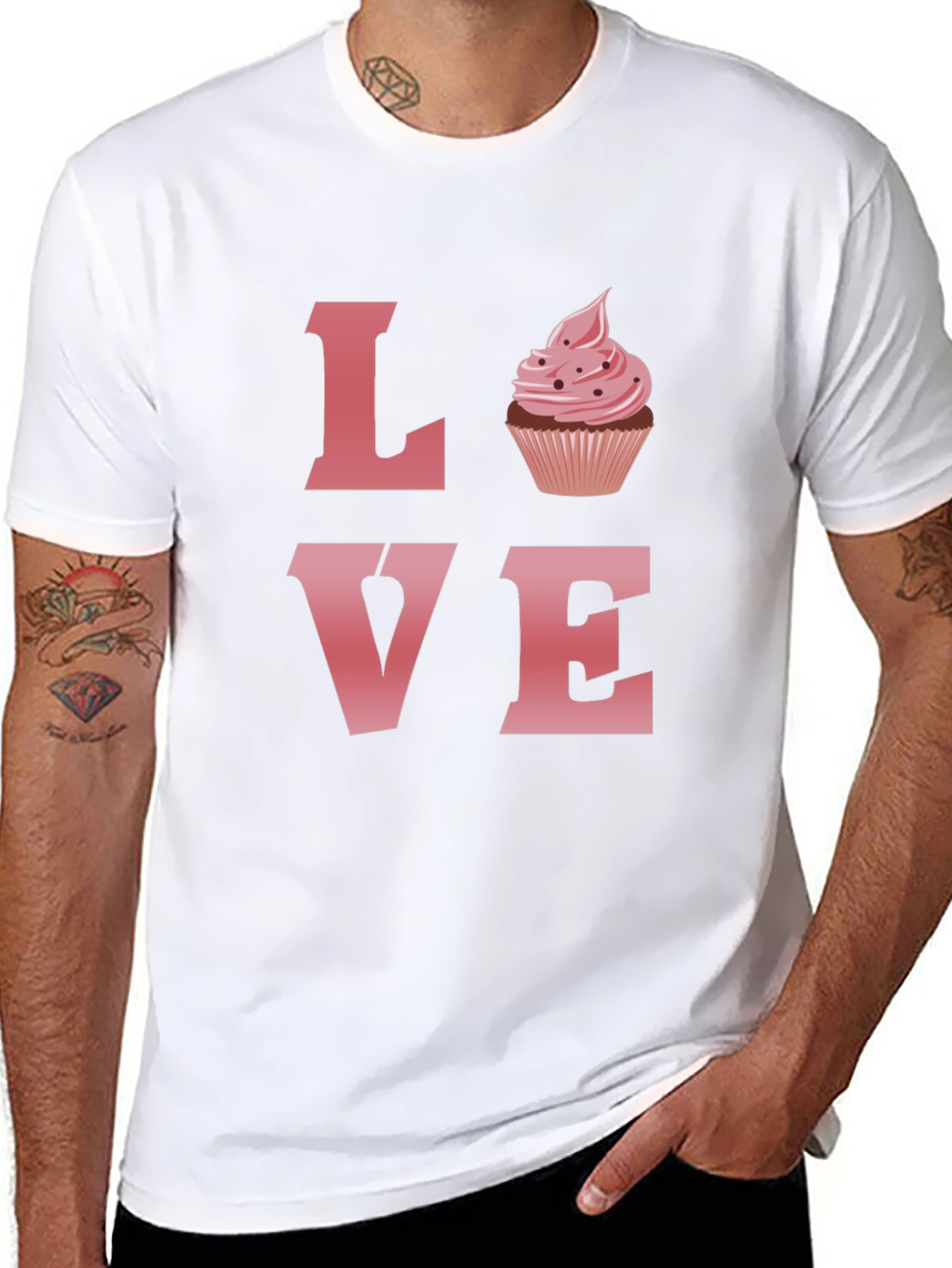 Love Cupcake T-Shirt - Sweet Valentines Day Tee