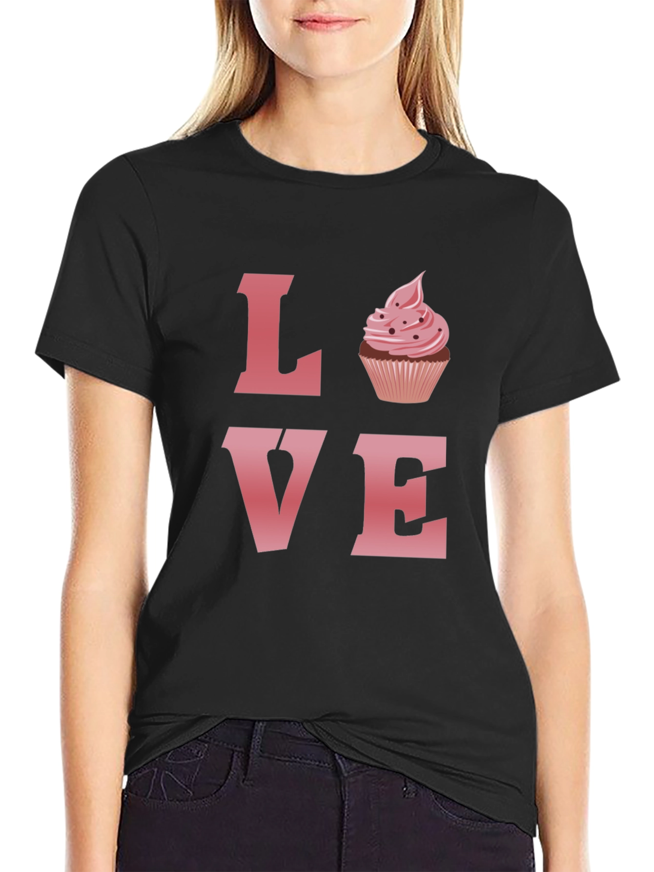 Love Cupcake T-Shirt - Sweet Valentines Day Tee