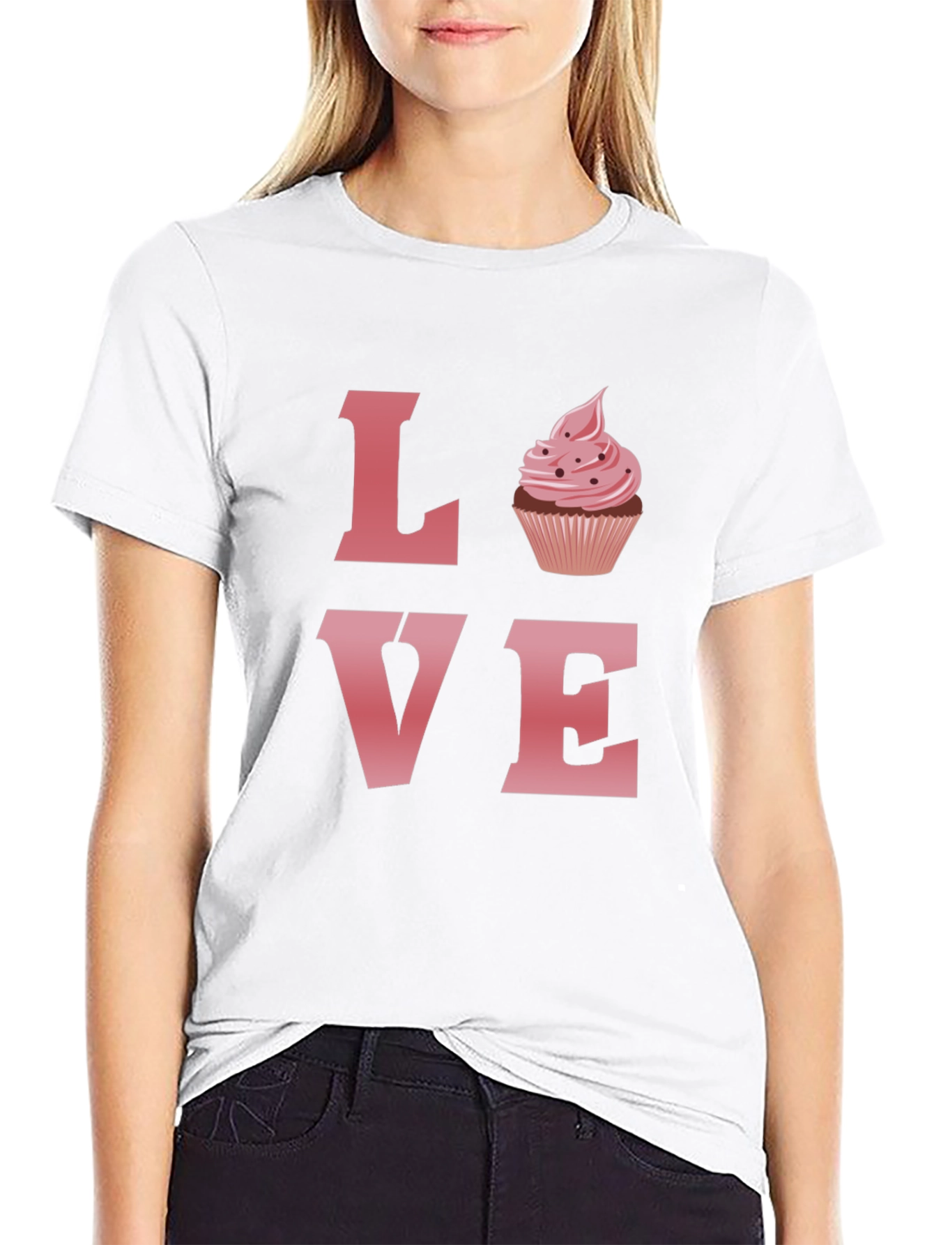 Love Cupcake T-Shirt - Sweet Valentines Day Tee
