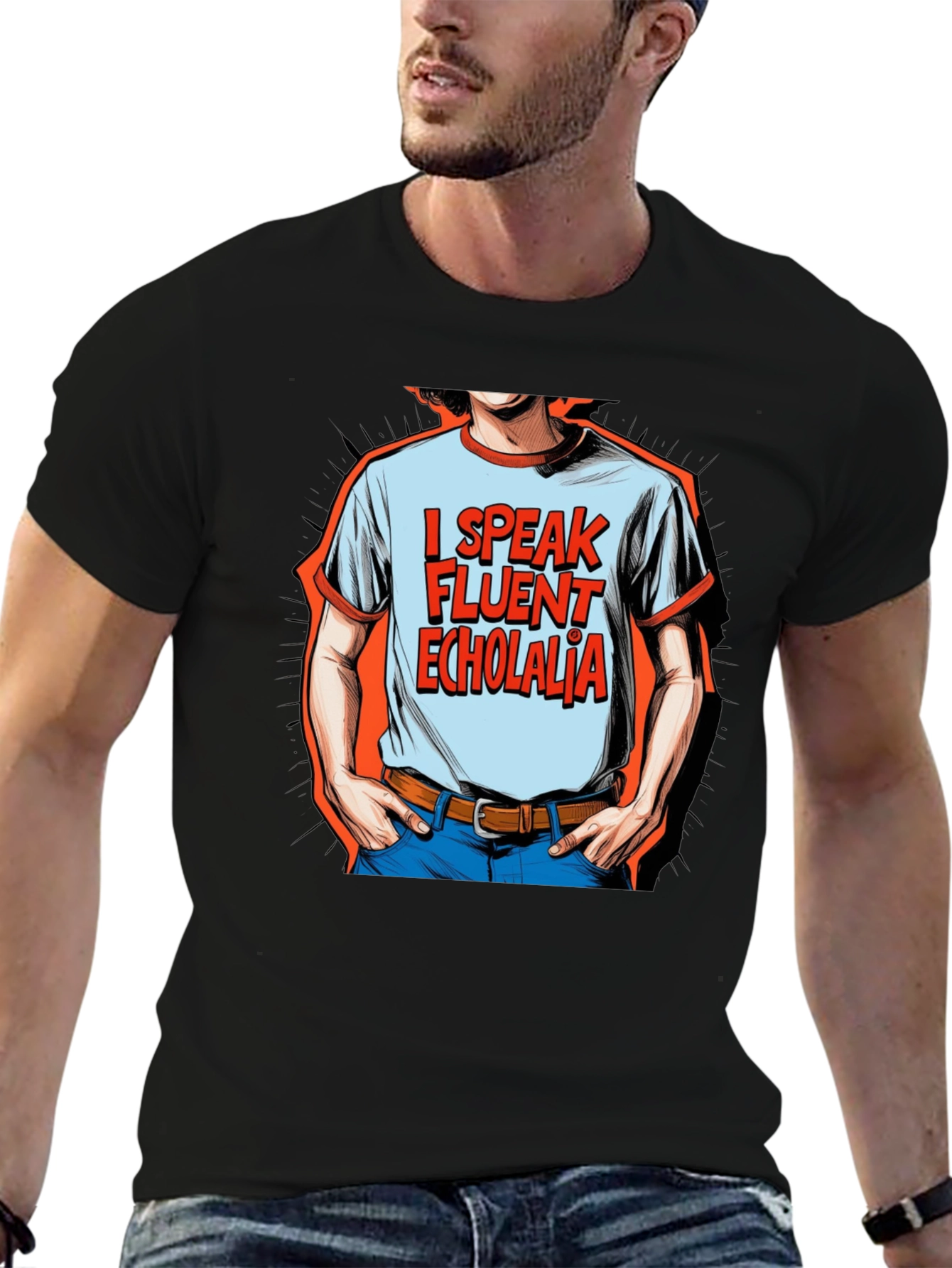 I Speak Fluent Echolalia Graphic Tee