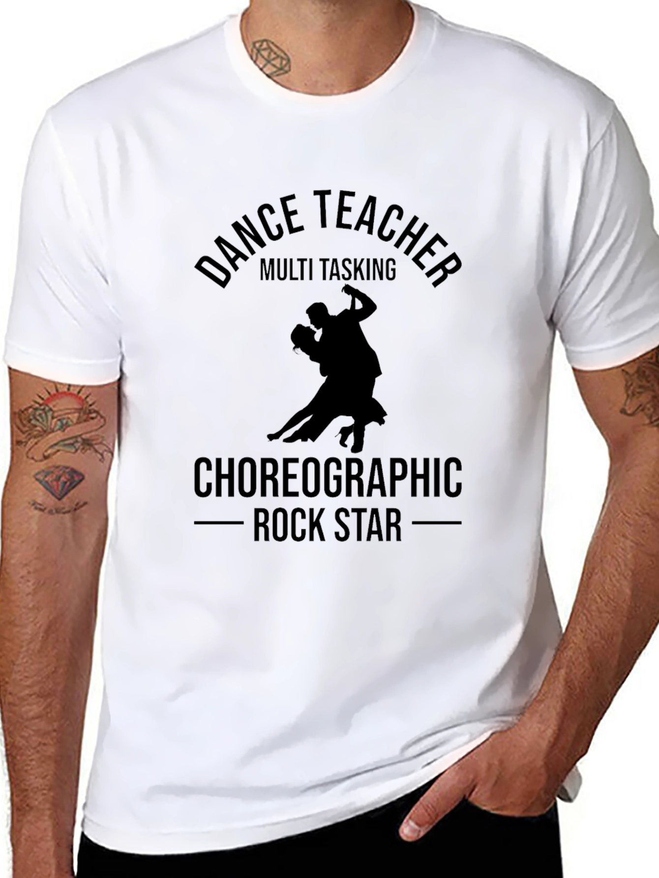 Dance Teacher Choreographic Rock Star T-Shirt