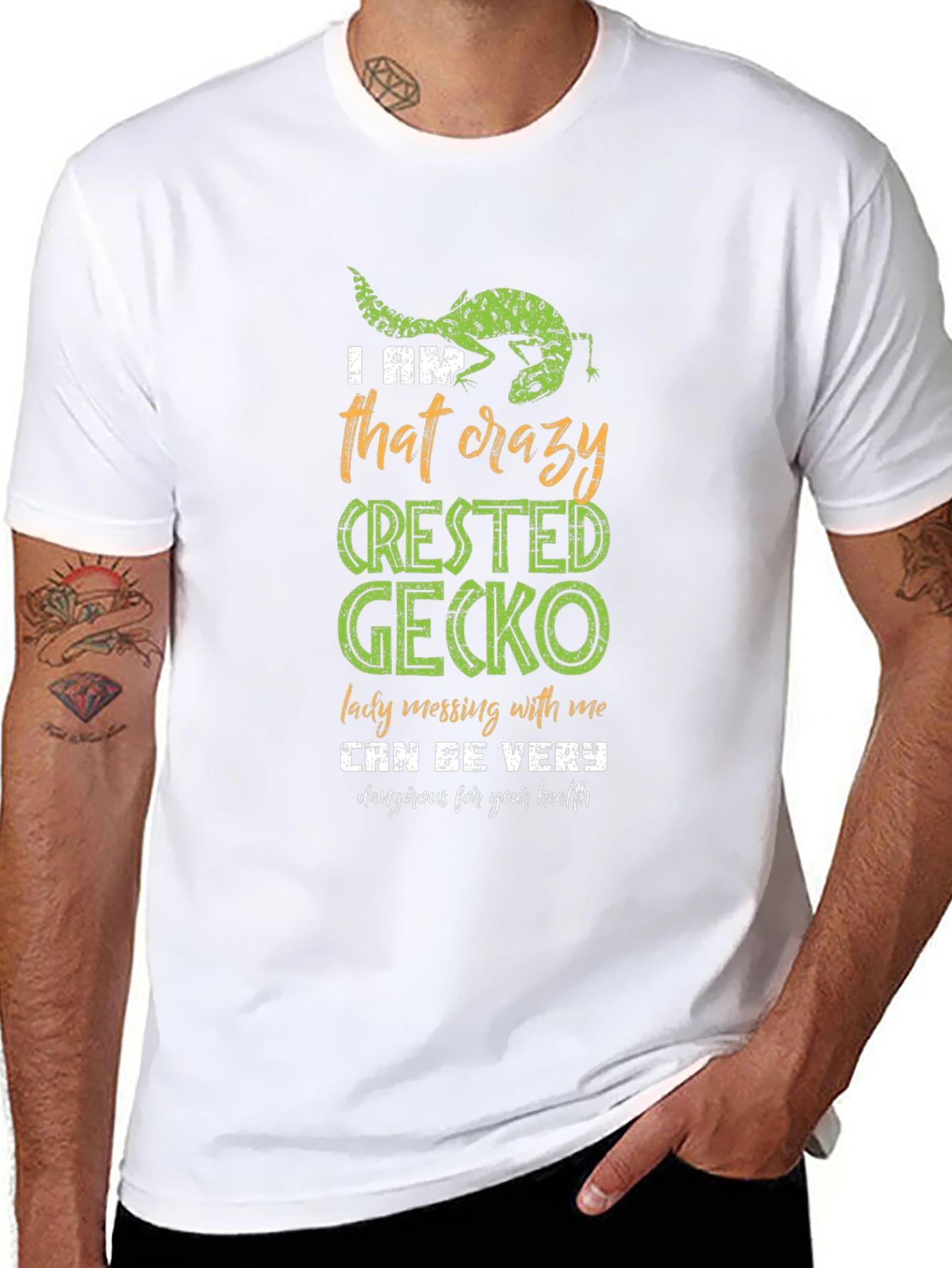 Crazy Crested Gecko T-Shirt