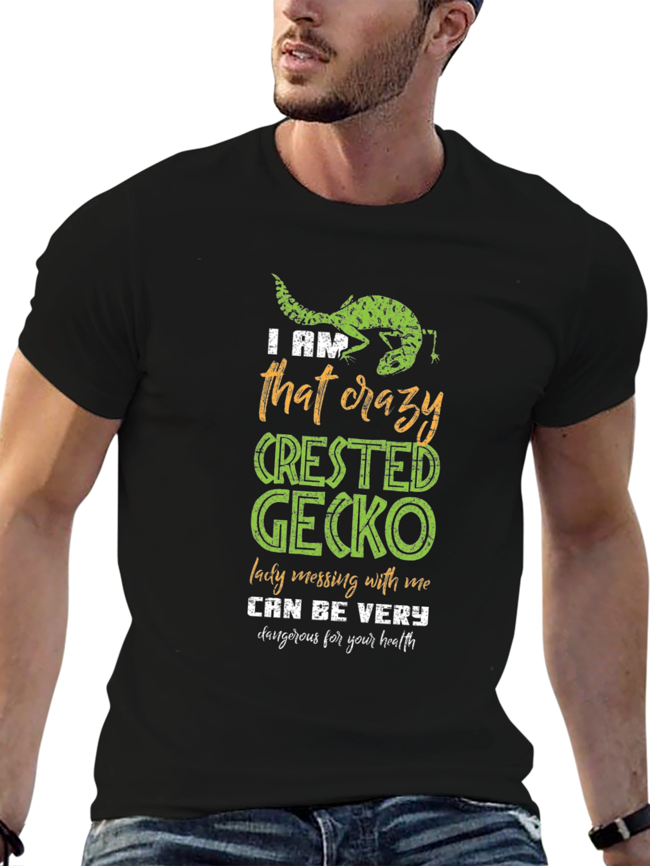 Crazy Crested Gecko T-Shirt