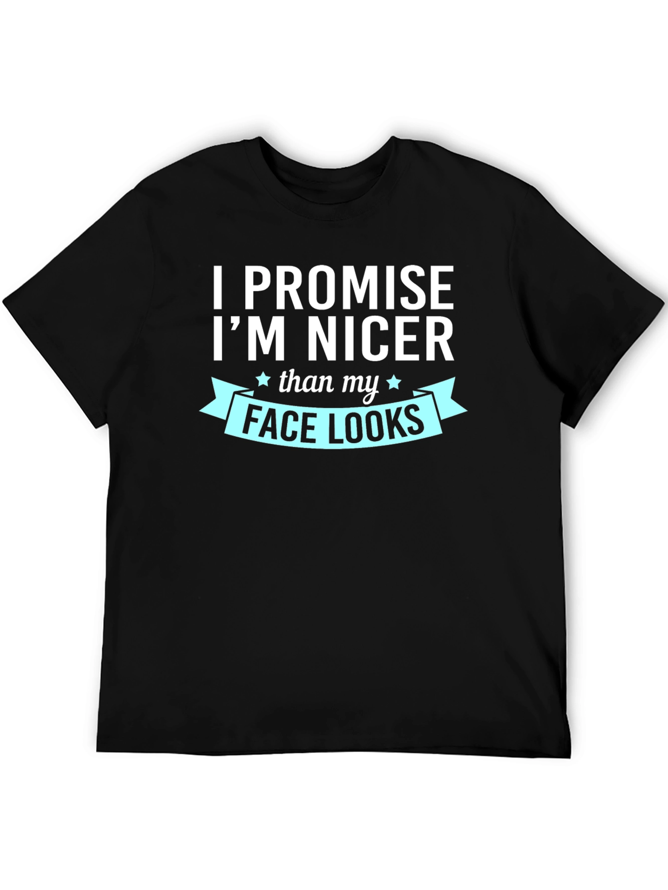 Funny I Promise Im Nicer Graphic Tee