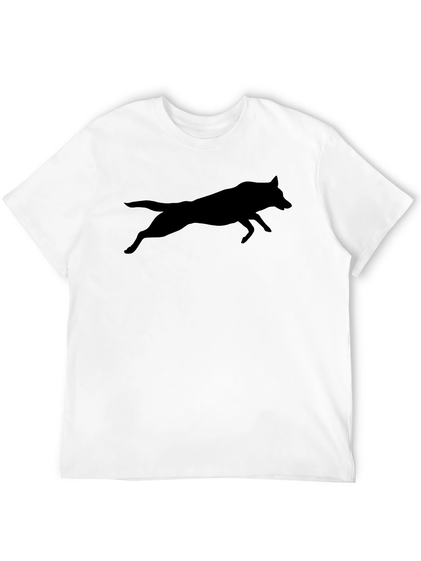 Black Wolf Graphic Tee - Unisex Crew Neck