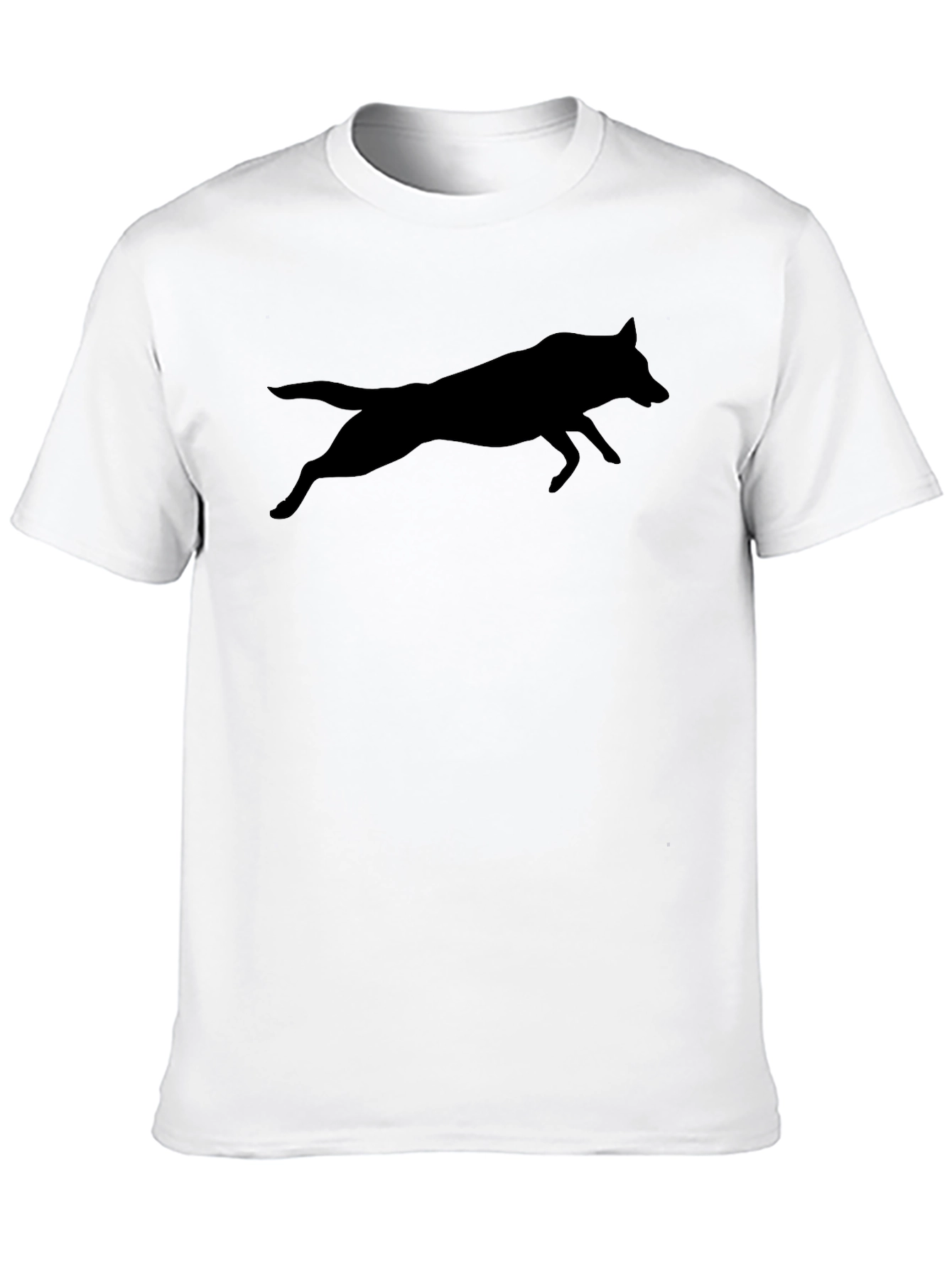 Black Wolf Graphic Tee - Unisex Crew Neck
