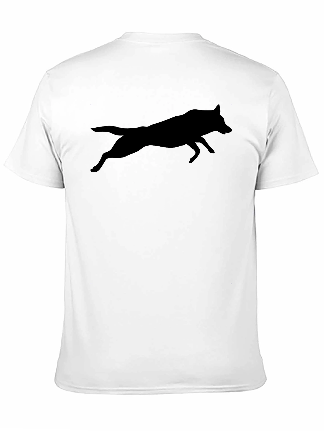 Black Wolf Graphic Tee - Unisex Crew Neck