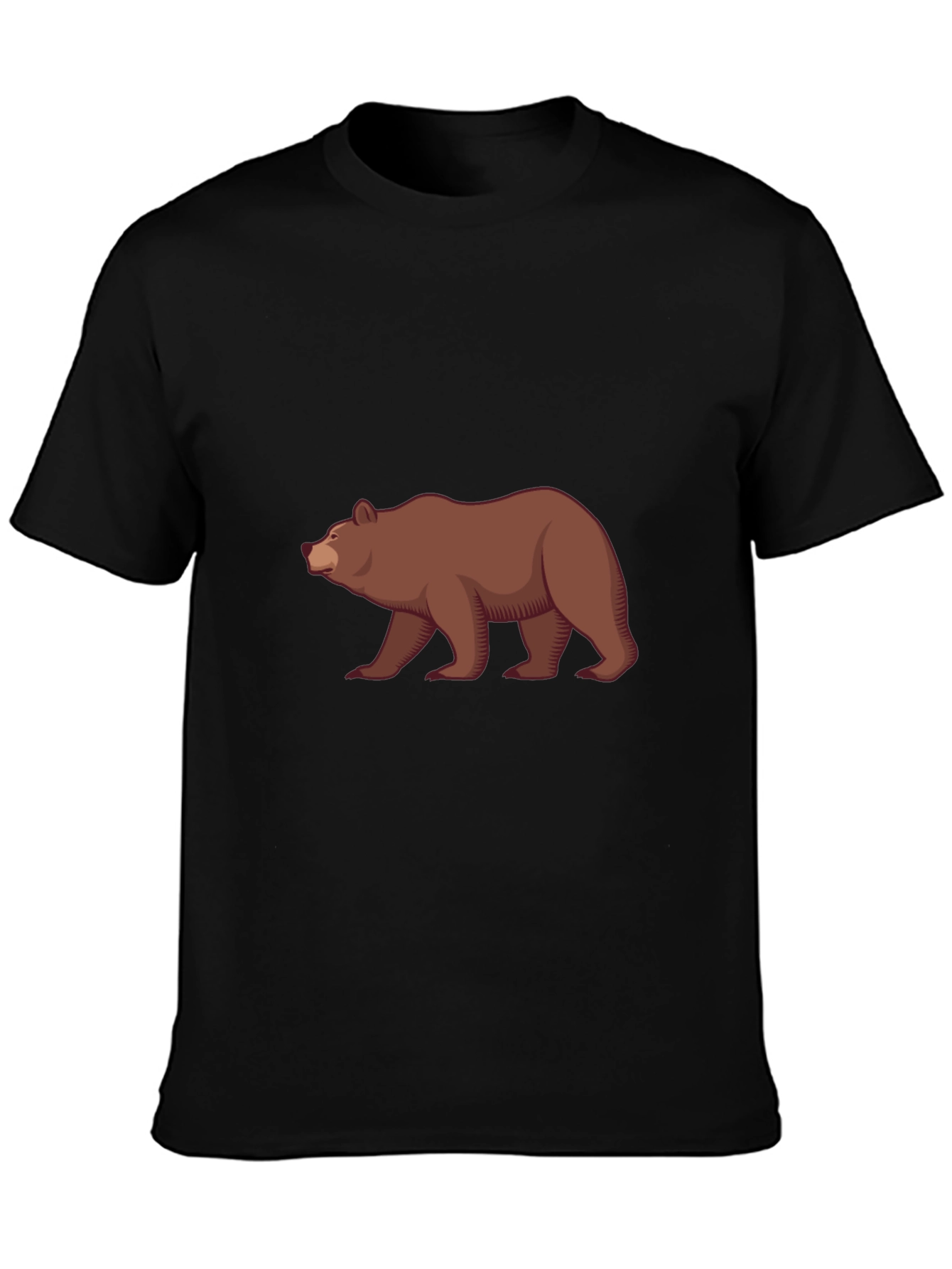 Bear Graphic Black T-Shirt