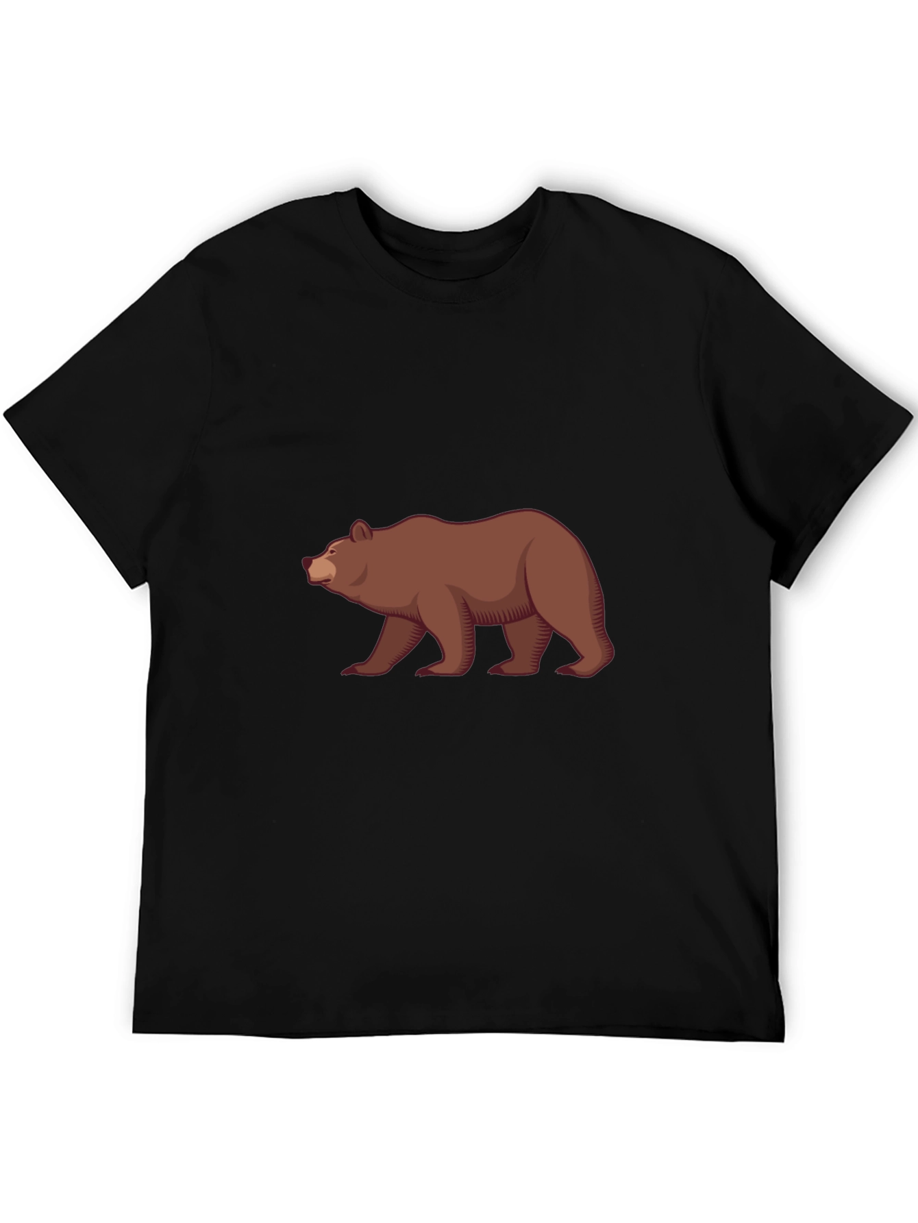 Bear Graphic Black T-Shirt