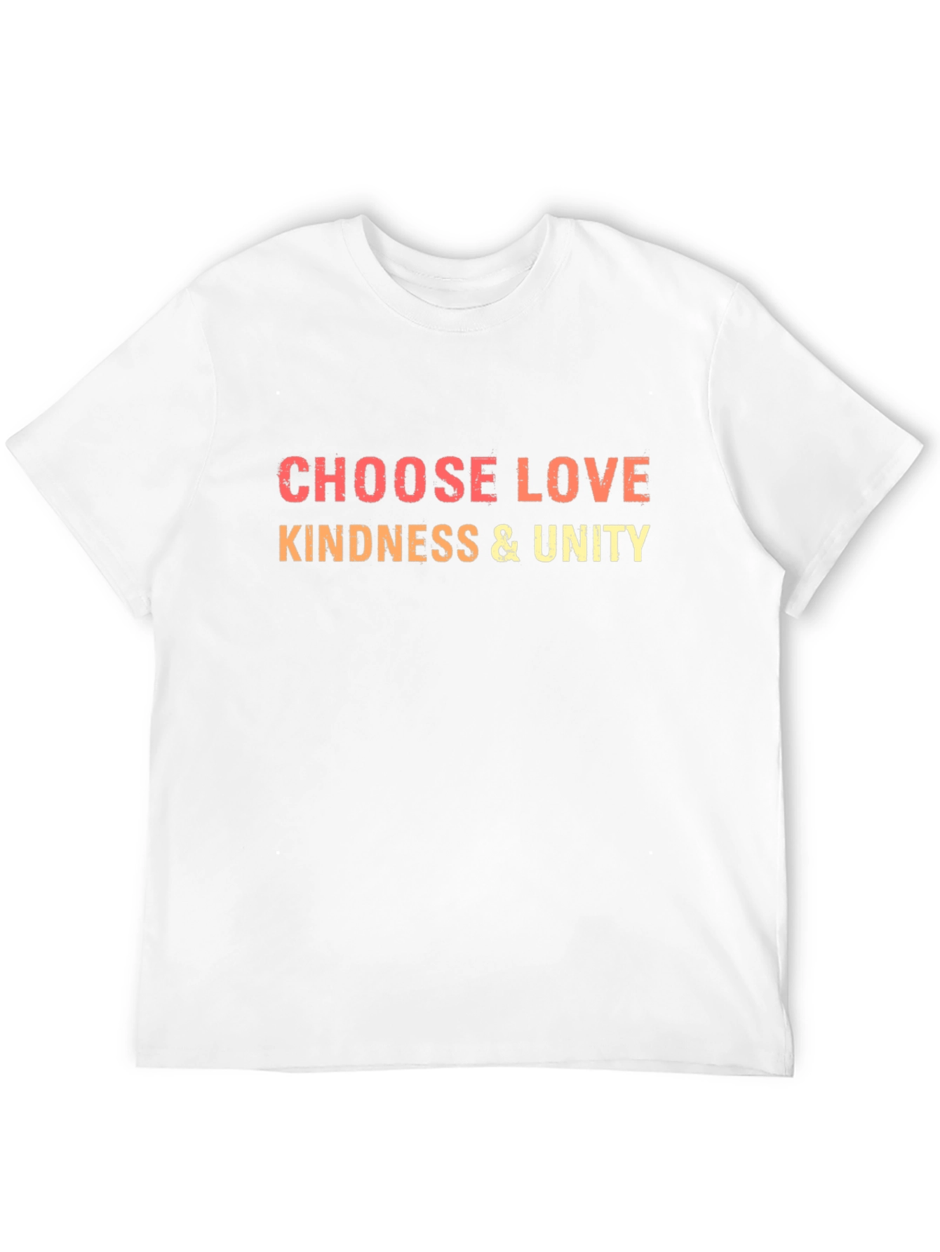 Choose Love Kindness & Unity Black T-Shirt