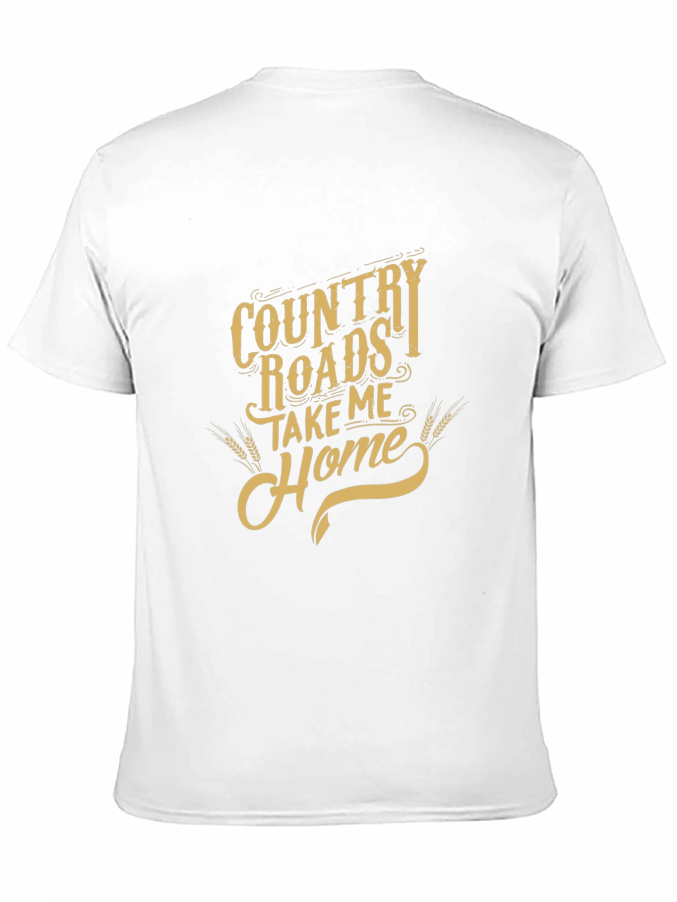 Country Roads Graphic T-Shirt - Black