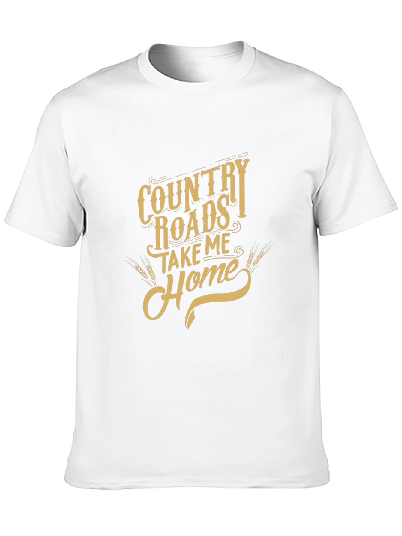 Country Roads Graphic T-Shirt - Black