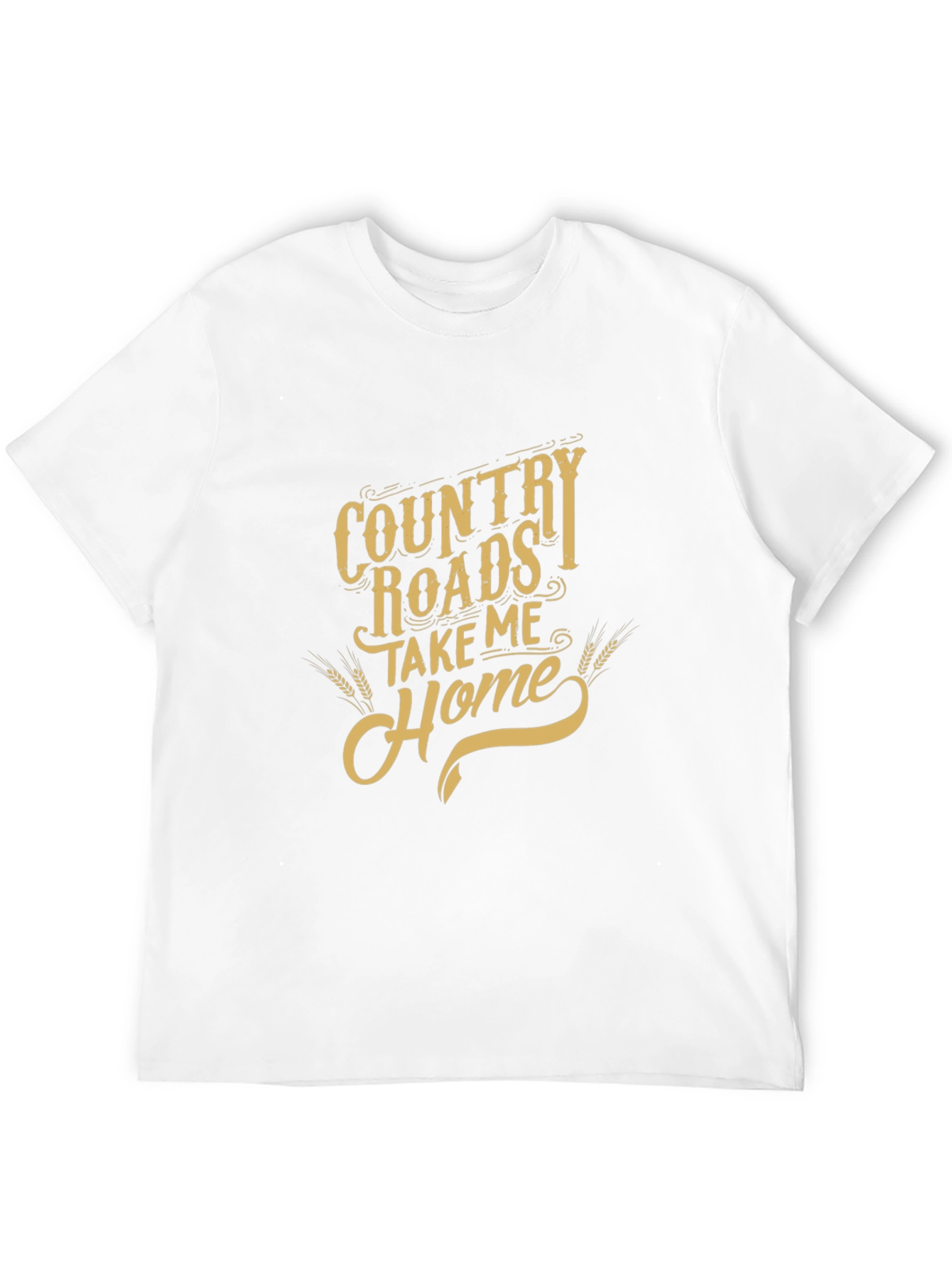 Country Roads Graphic T-Shirt - Black