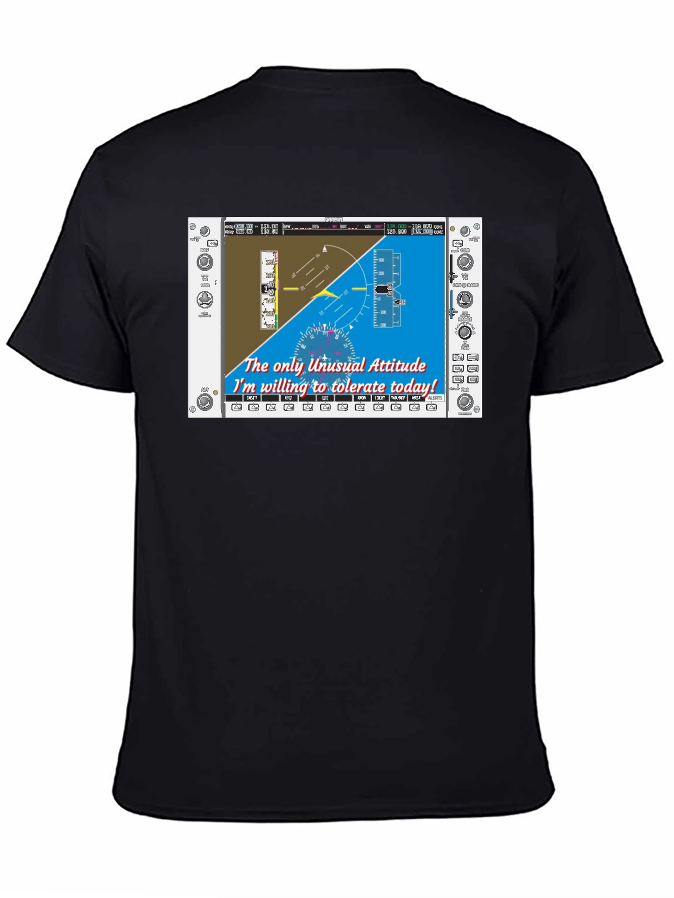 Pilot Humor T-Shirt - Unusual Attitude