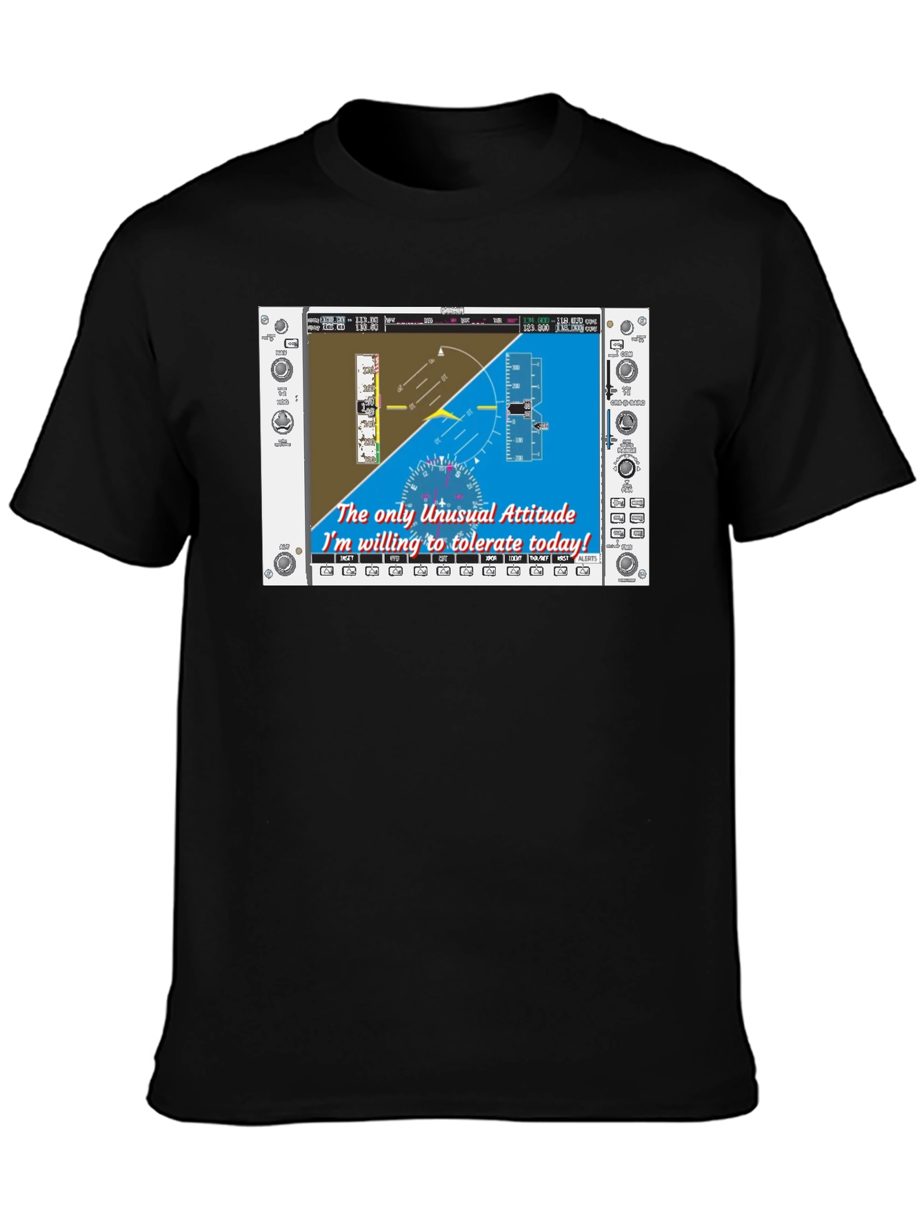 Pilot Humor T-Shirt - Unusual Attitude