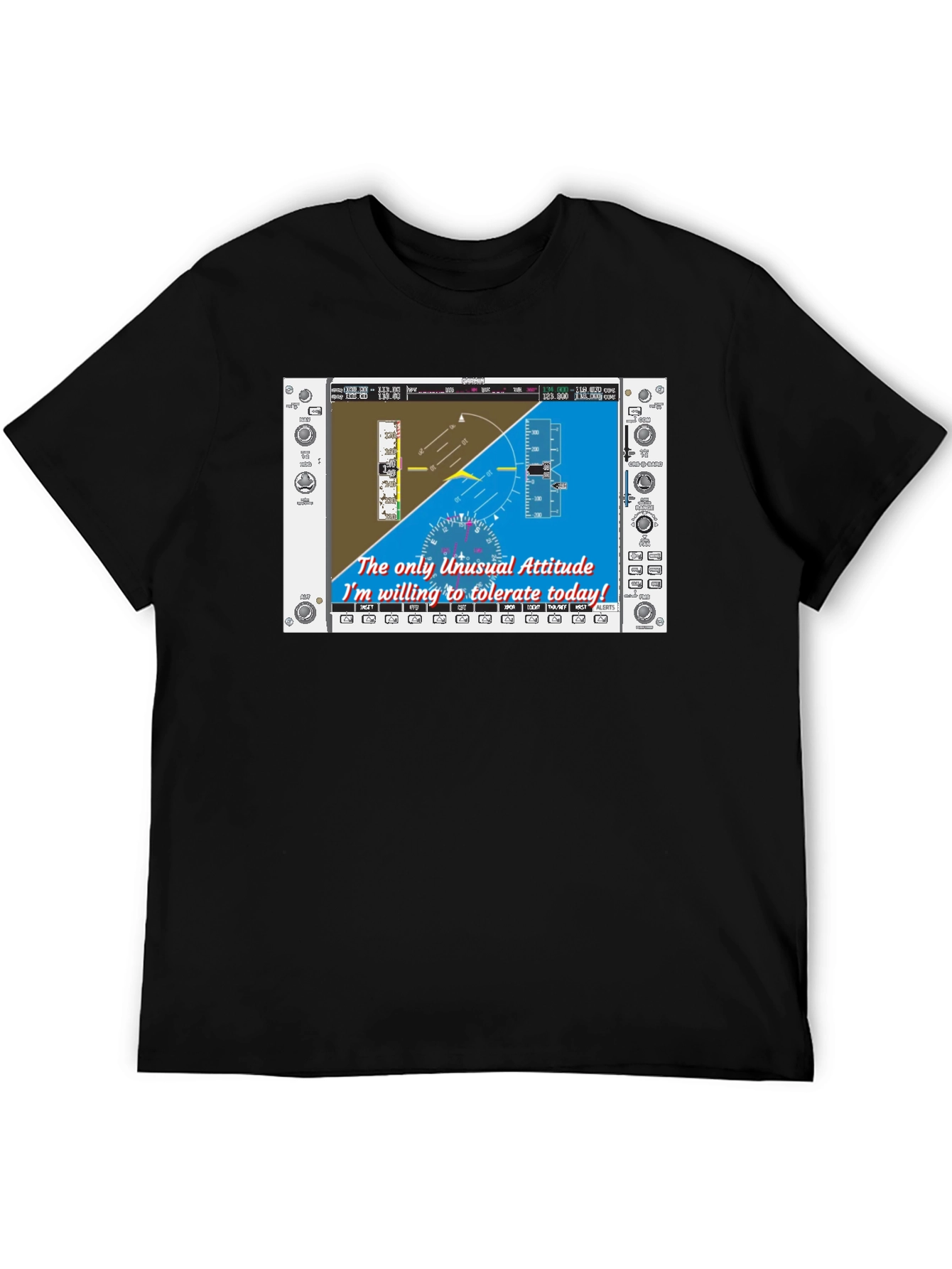 Pilot Humor T-Shirt - Unusual Attitude