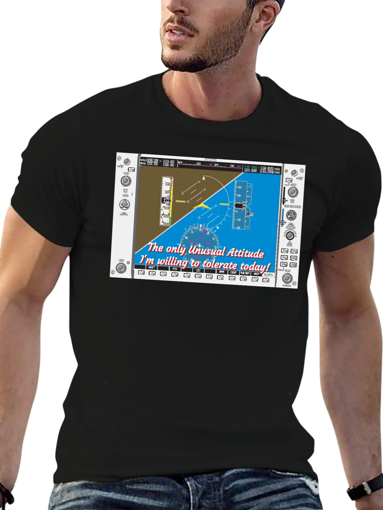 Pilot Humor T-Shirt - Unusual Attitude