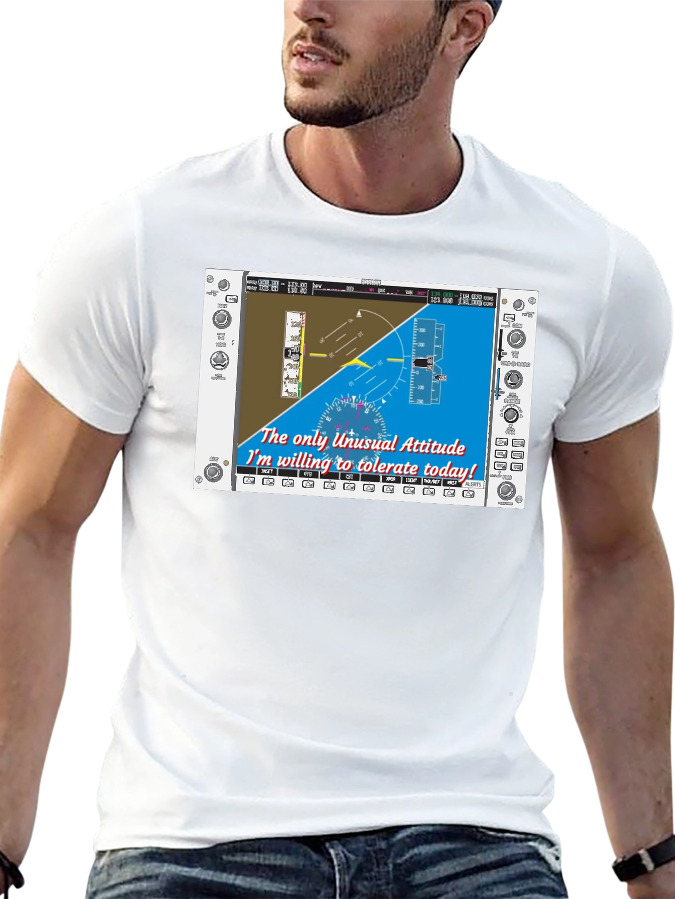 Pilot Humor T-Shirt - Unusual Attitude