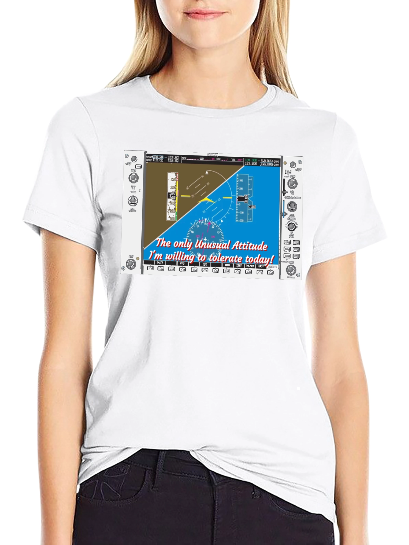Pilot Humor T-Shirt - Unusual Attitude