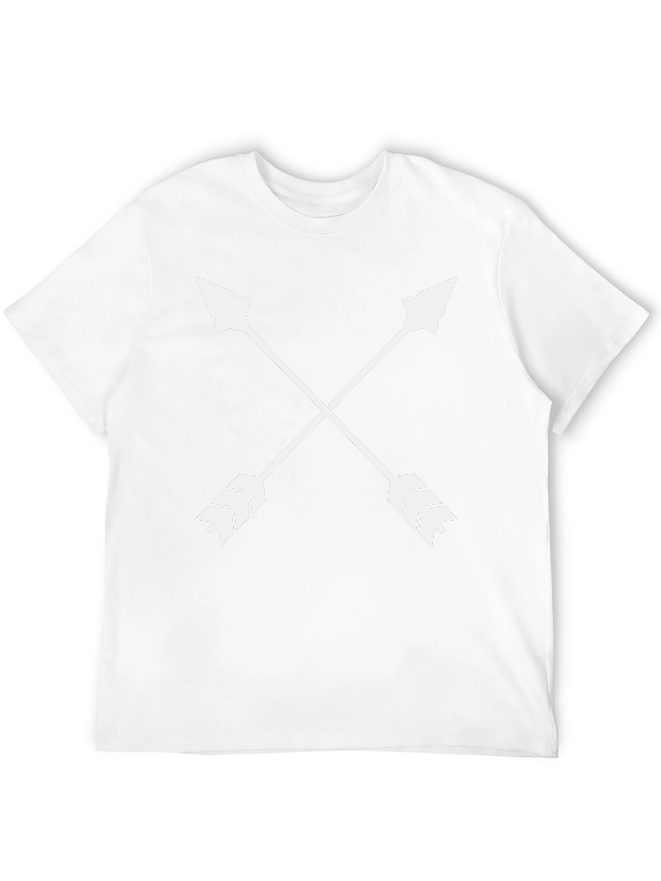 Crossed Arrows Graphic Tee - Stylish Black T-Shirt