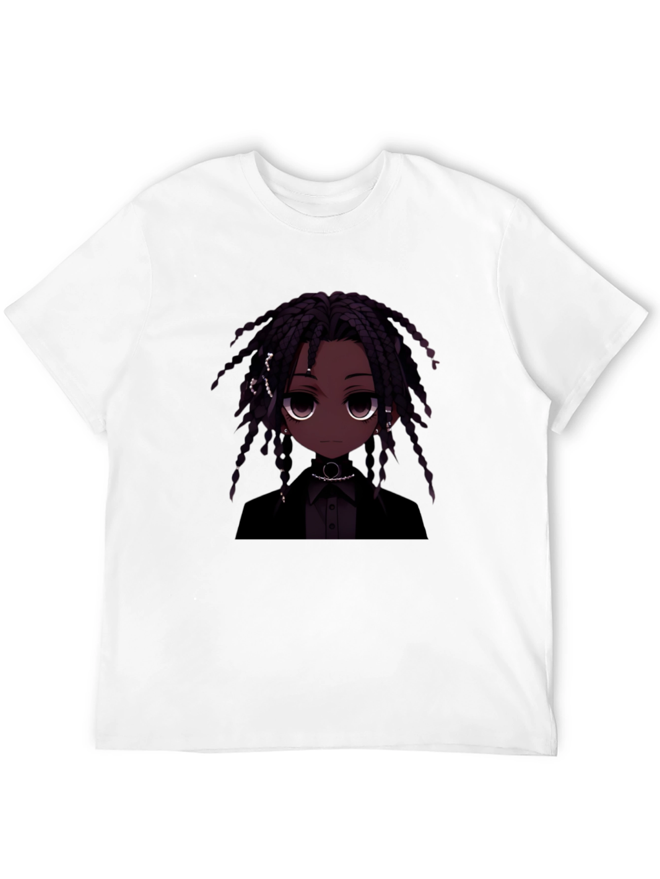 Anime Character Black T-Shirt