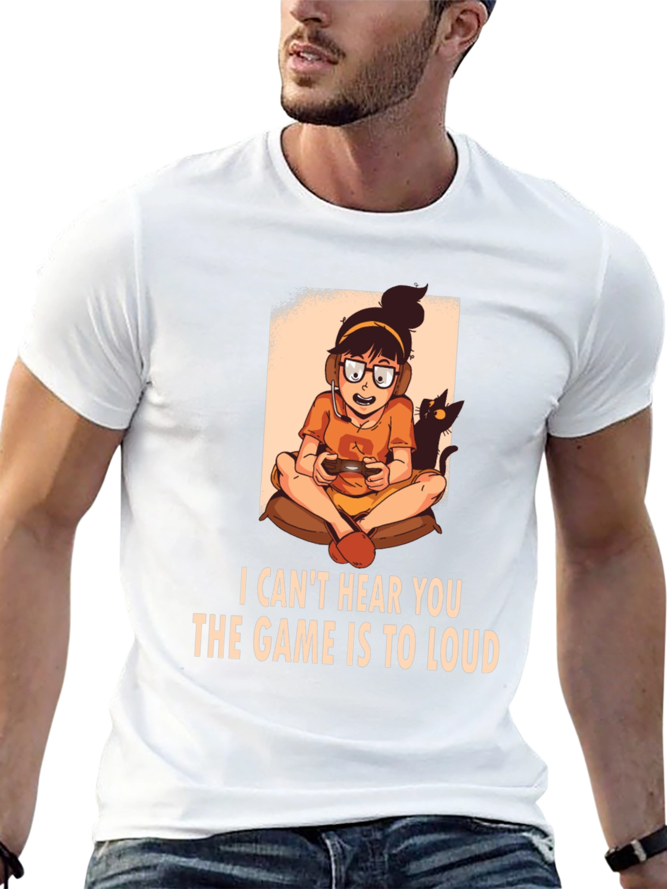 Gamer Girl T-Shirt - I Cant Hear You