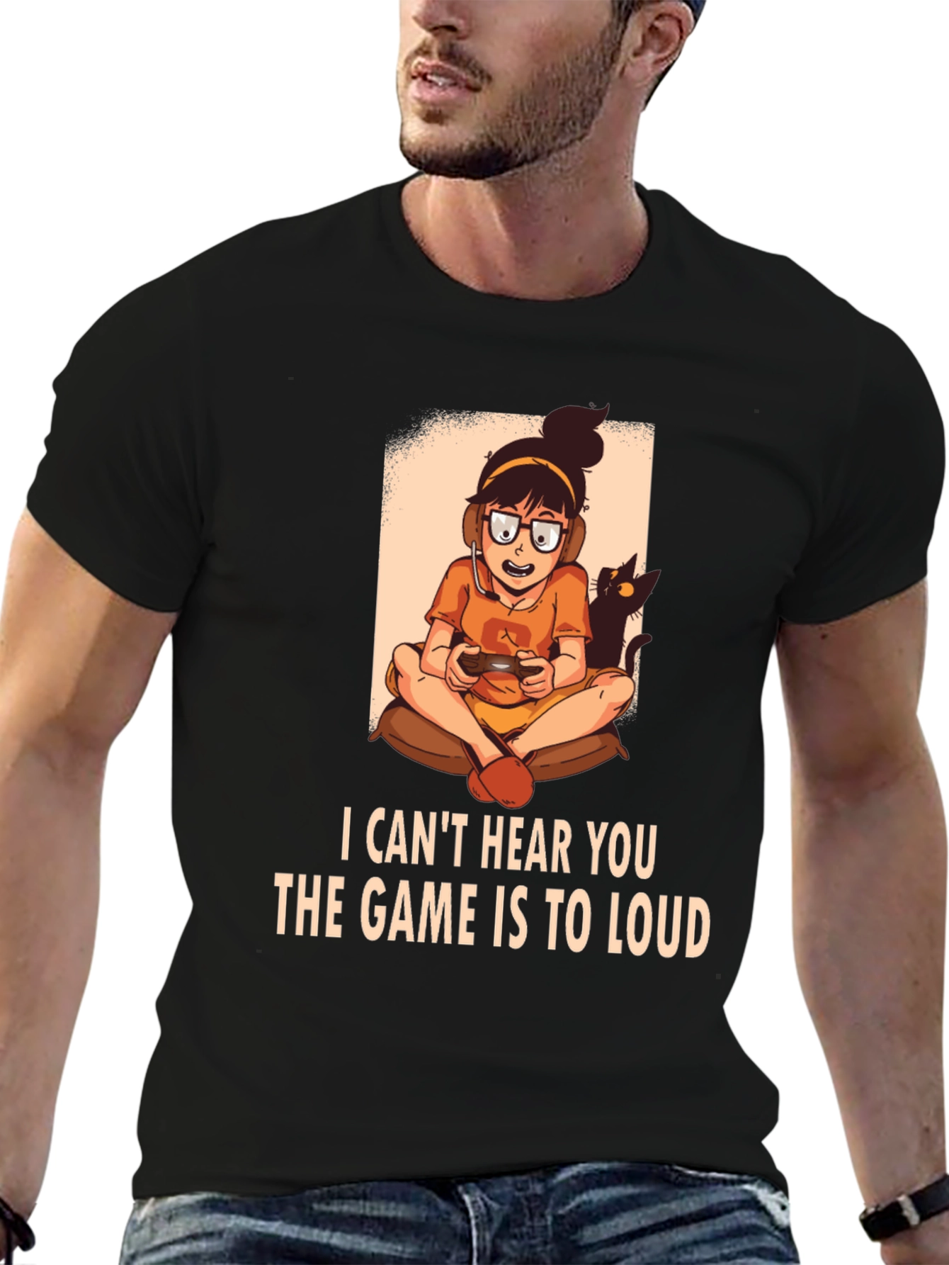 Gamer Girl T-Shirt - I Cant Hear You