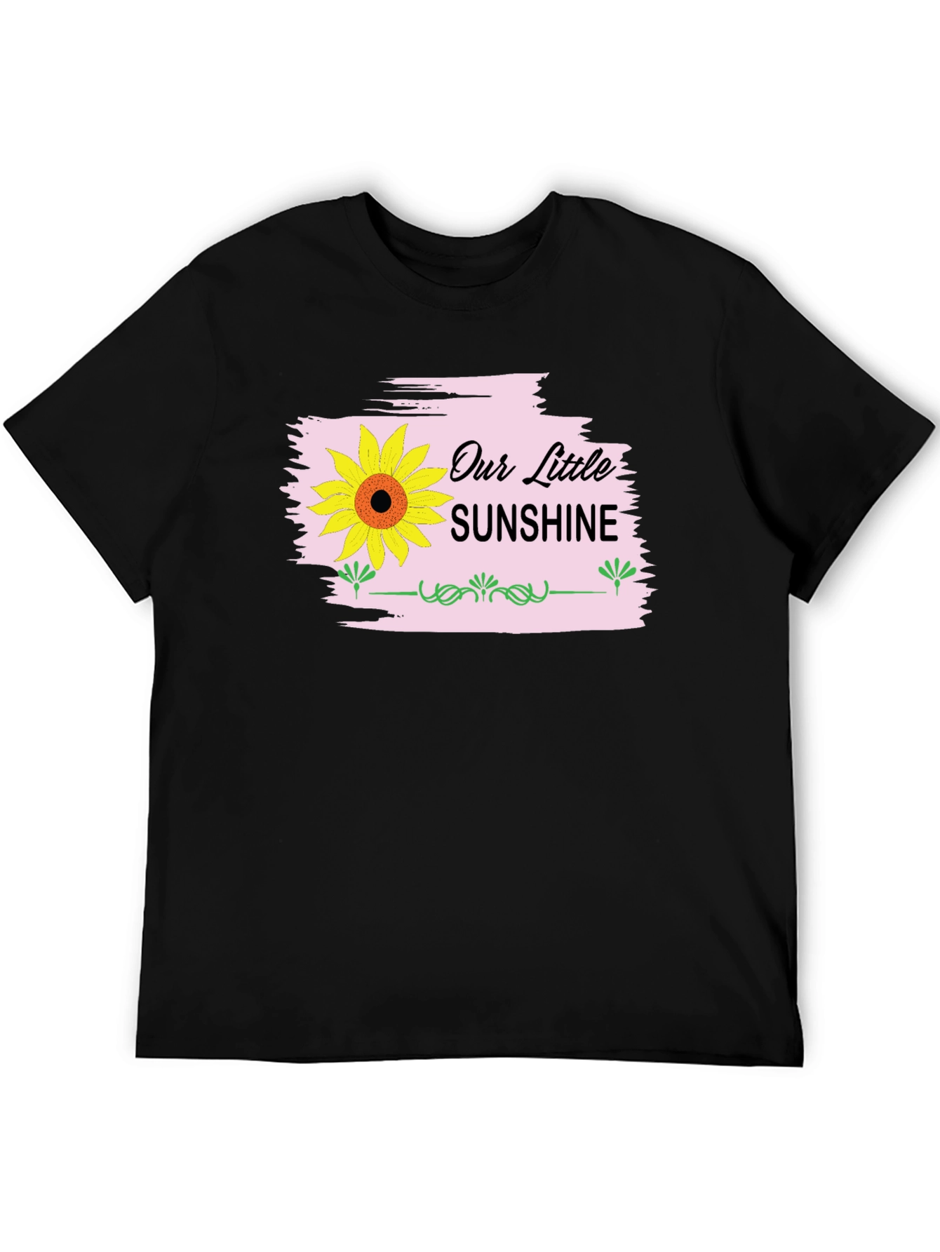 Our Little Sunshine Graphic Tee - Black
