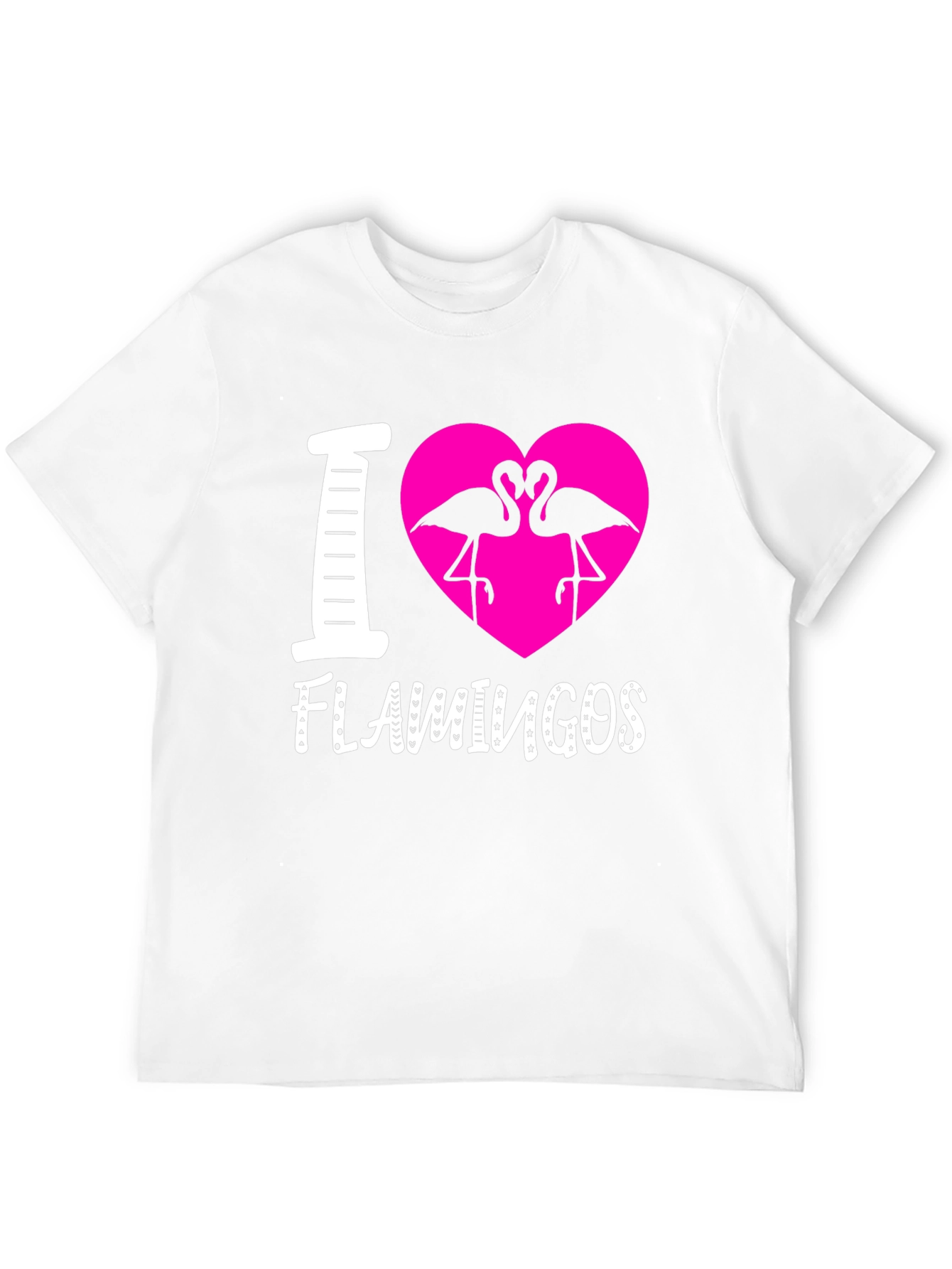 I Heart Flamingos Graphic Tee