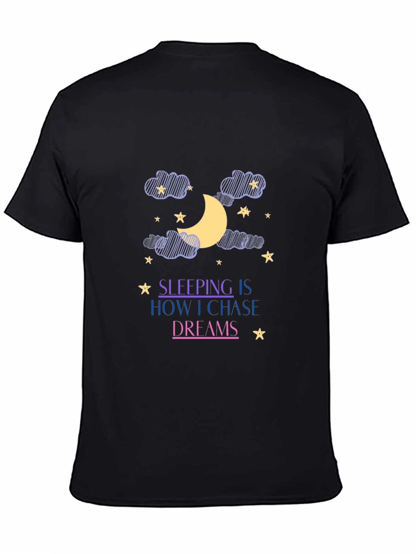Dream Chaser Black Graphic Tee