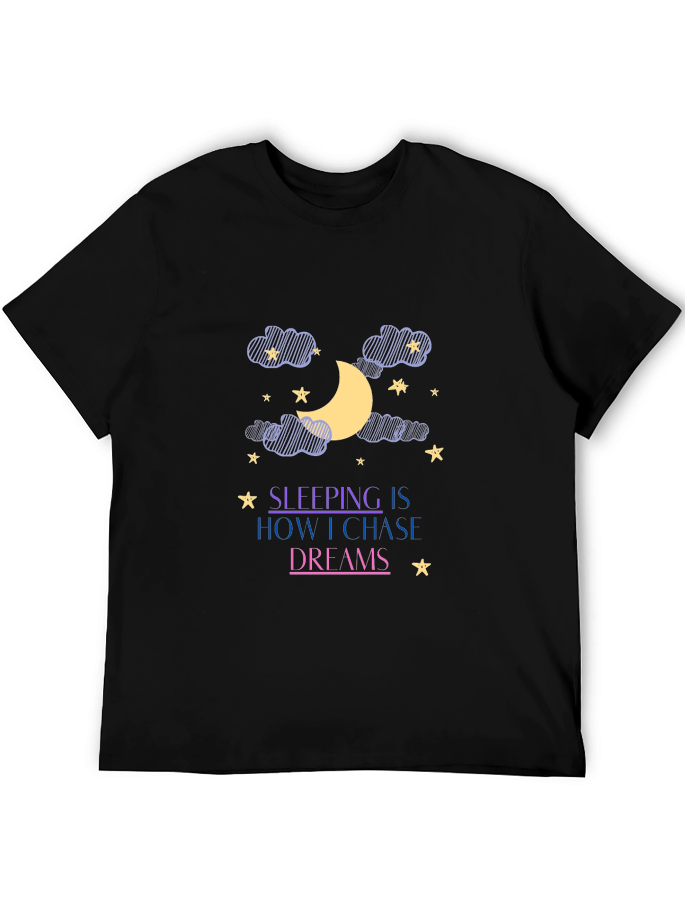 Dream Chaser Black Graphic Tee