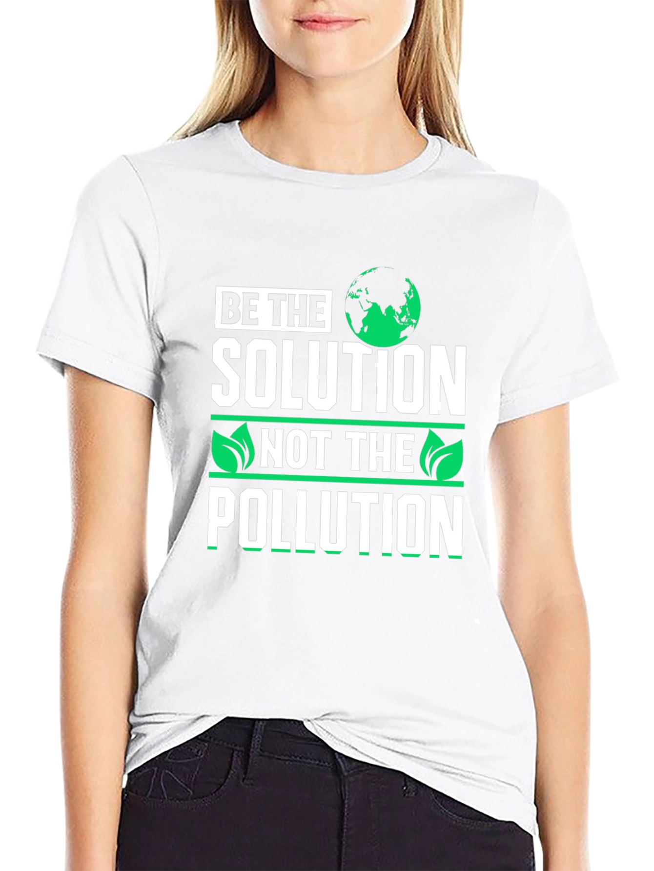 Eco-Friendly Be the Solution Graphic T-Shirt