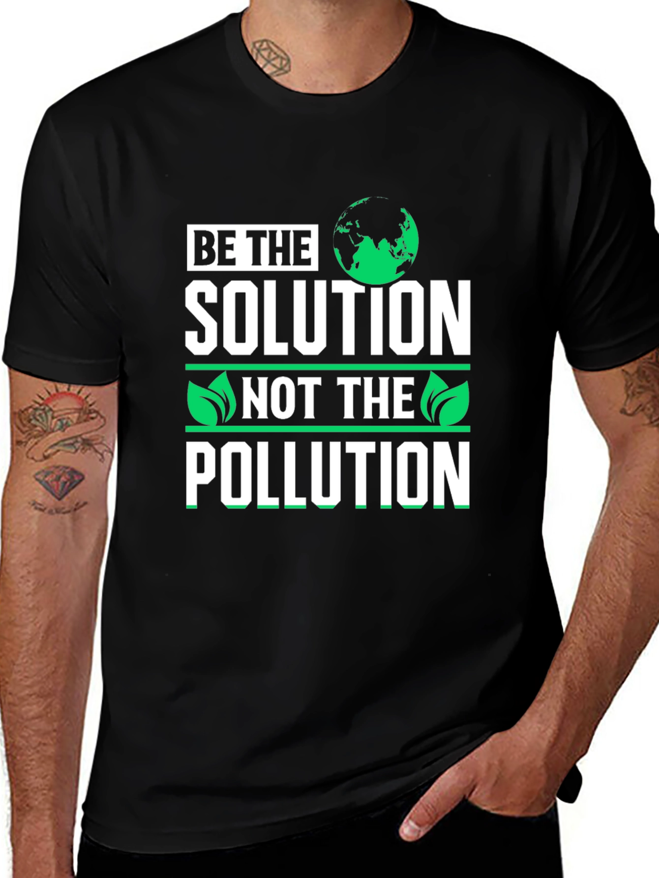 Eco-Friendly Be the Solution Graphic T-Shirt