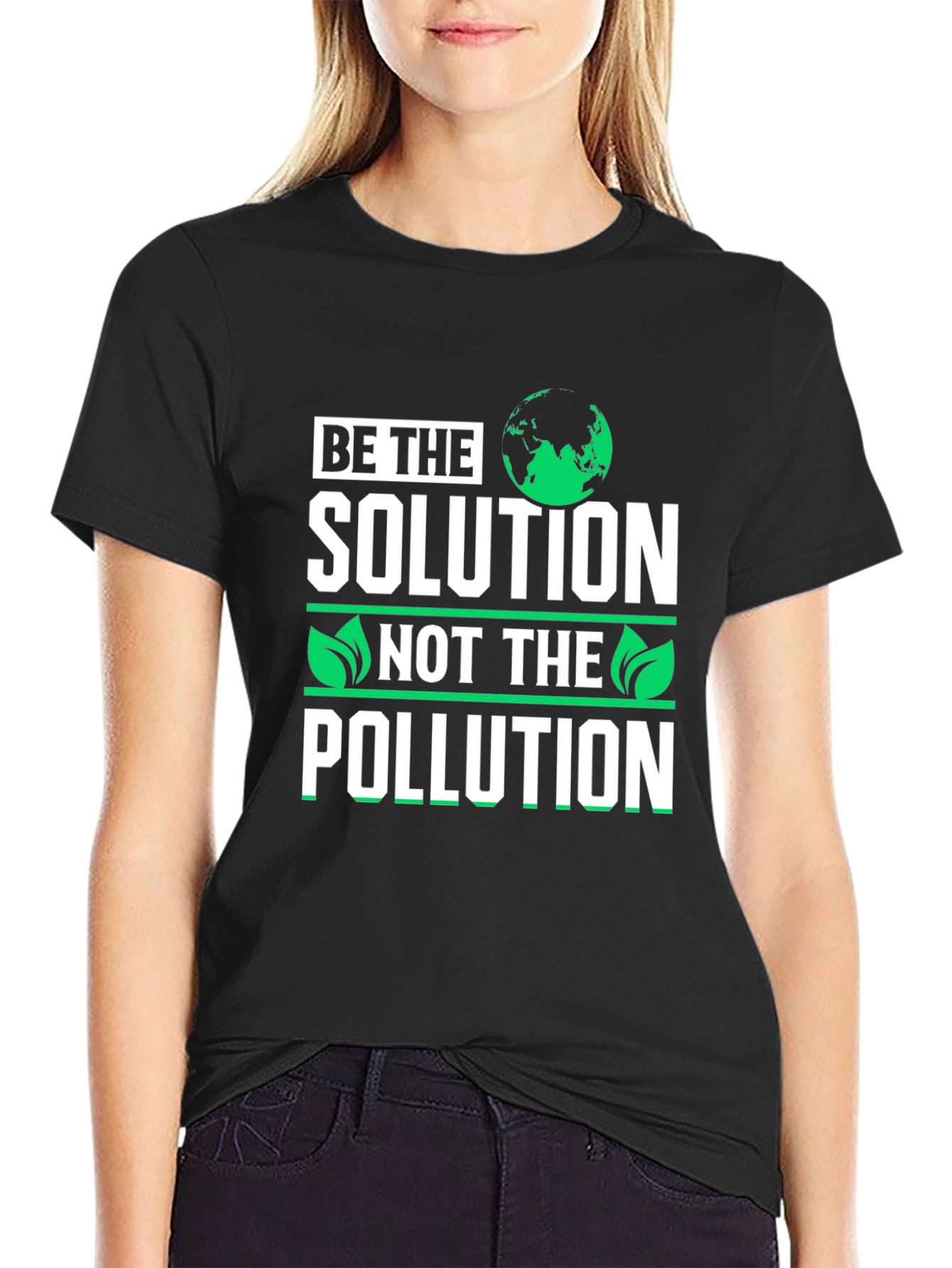 Eco-Friendly Be the Solution Graphic T-Shirt